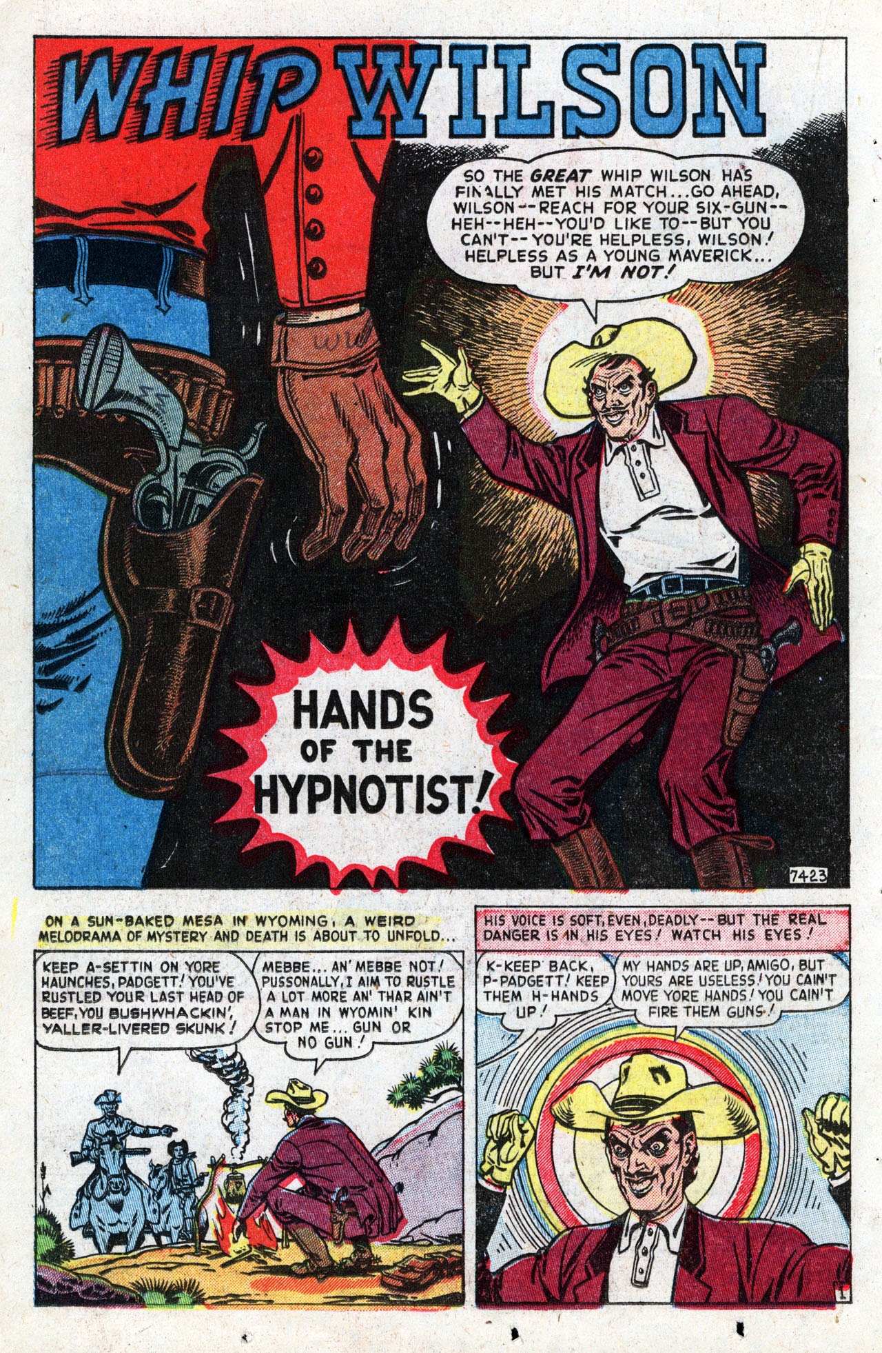 Read online Whip Wilson comic -  Issue #10 - 26