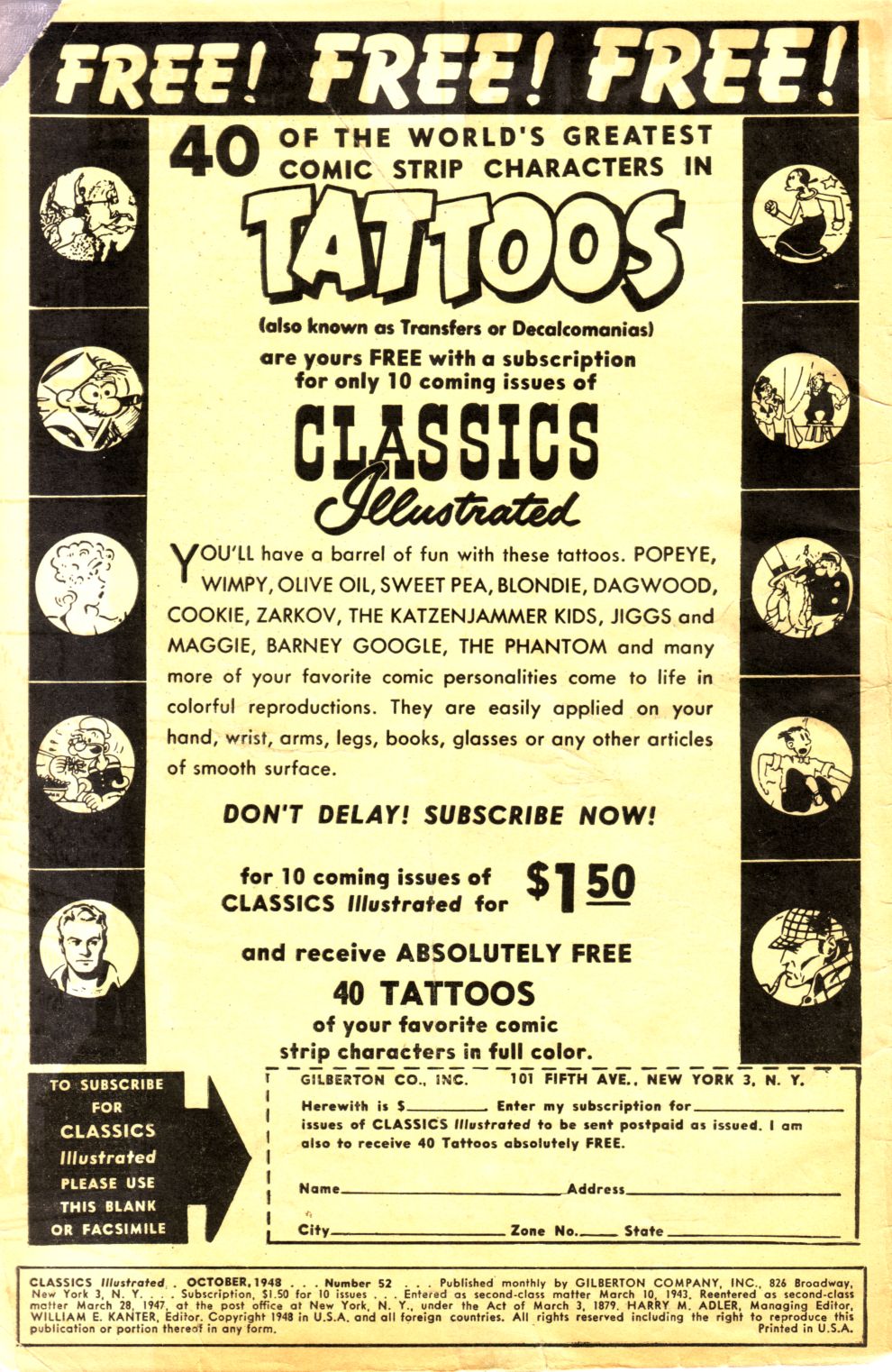 Read online Classics Illustrated comic -  Issue #52 - 2