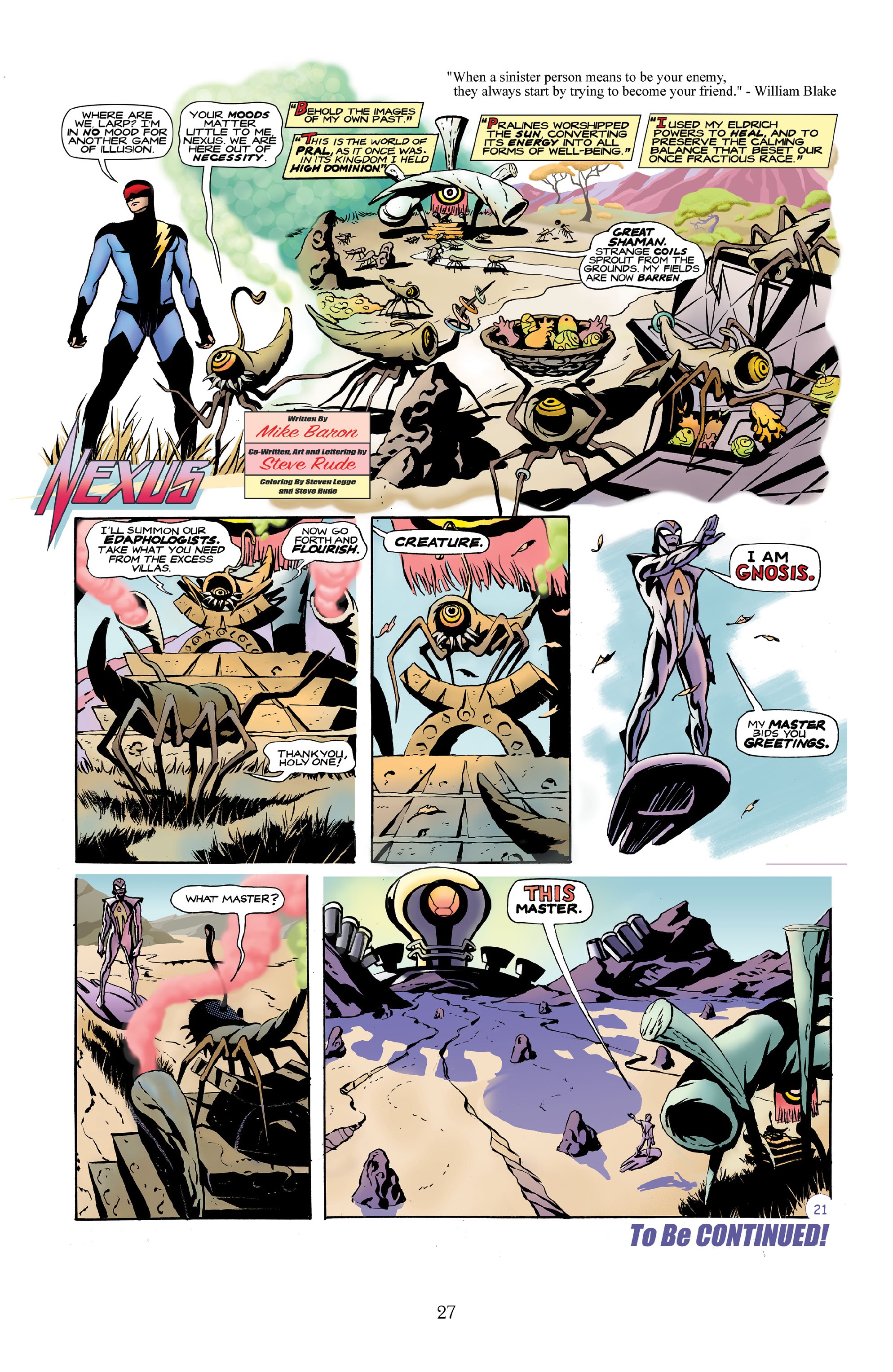 Read online Nexus Newspaper Strips: The Coming of Gourmando comic -  Issue # TPB (Part 1) - 26