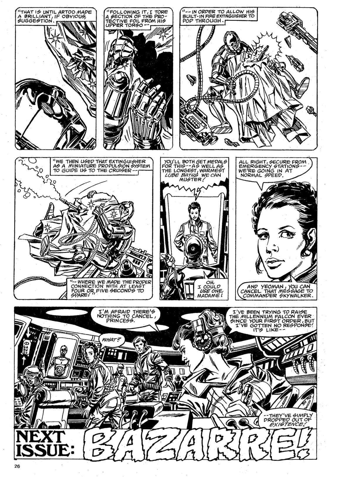 Read online Star Wars Weekly comic -  Issue #158 - 26