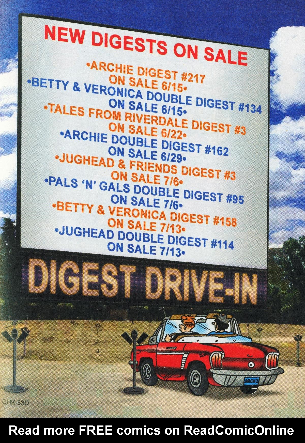 Read online Archie's Double Digest Magazine comic -  Issue #162 - 130