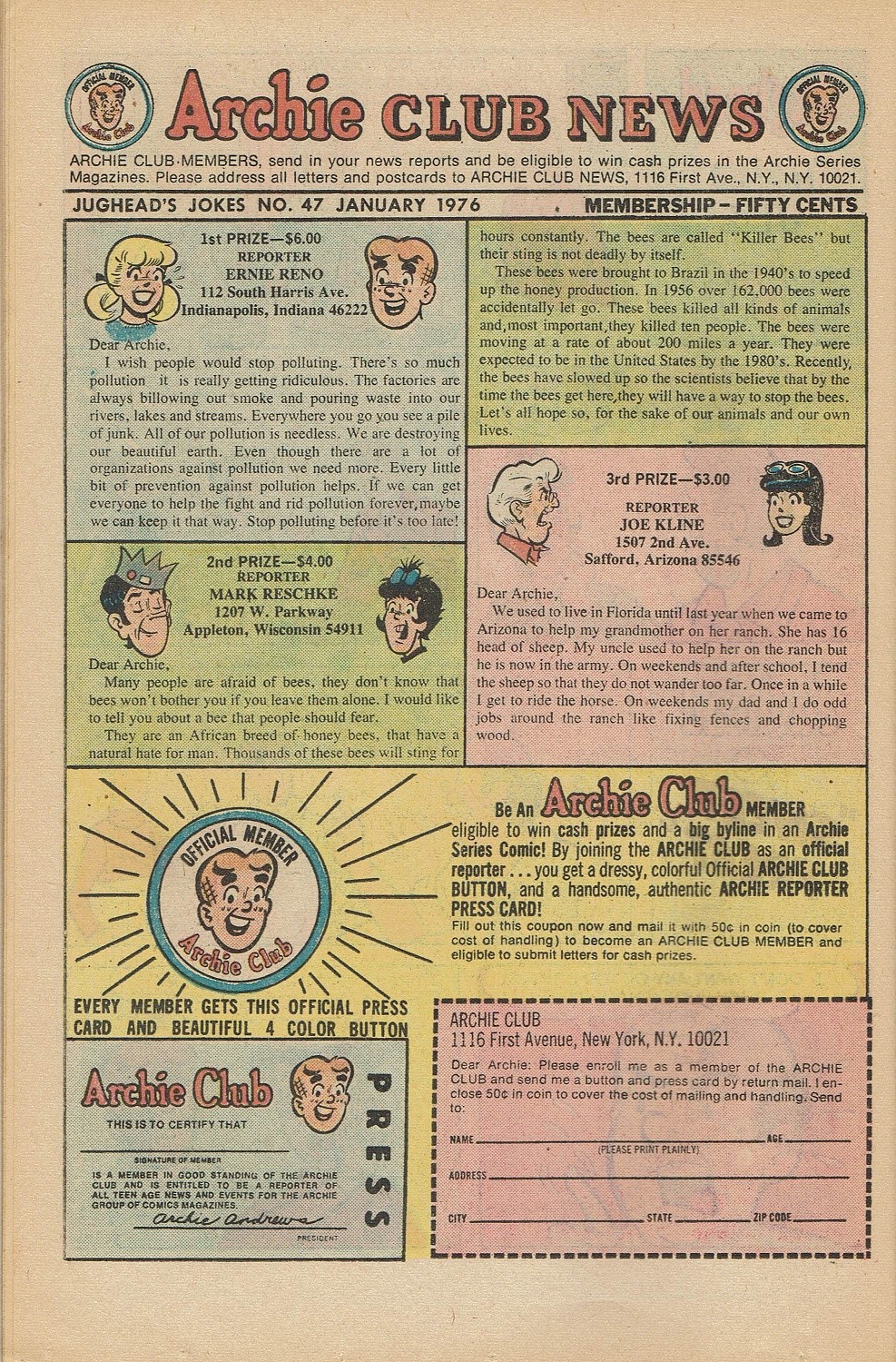 Read online Jughead's Jokes comic -  Issue #47 - 22