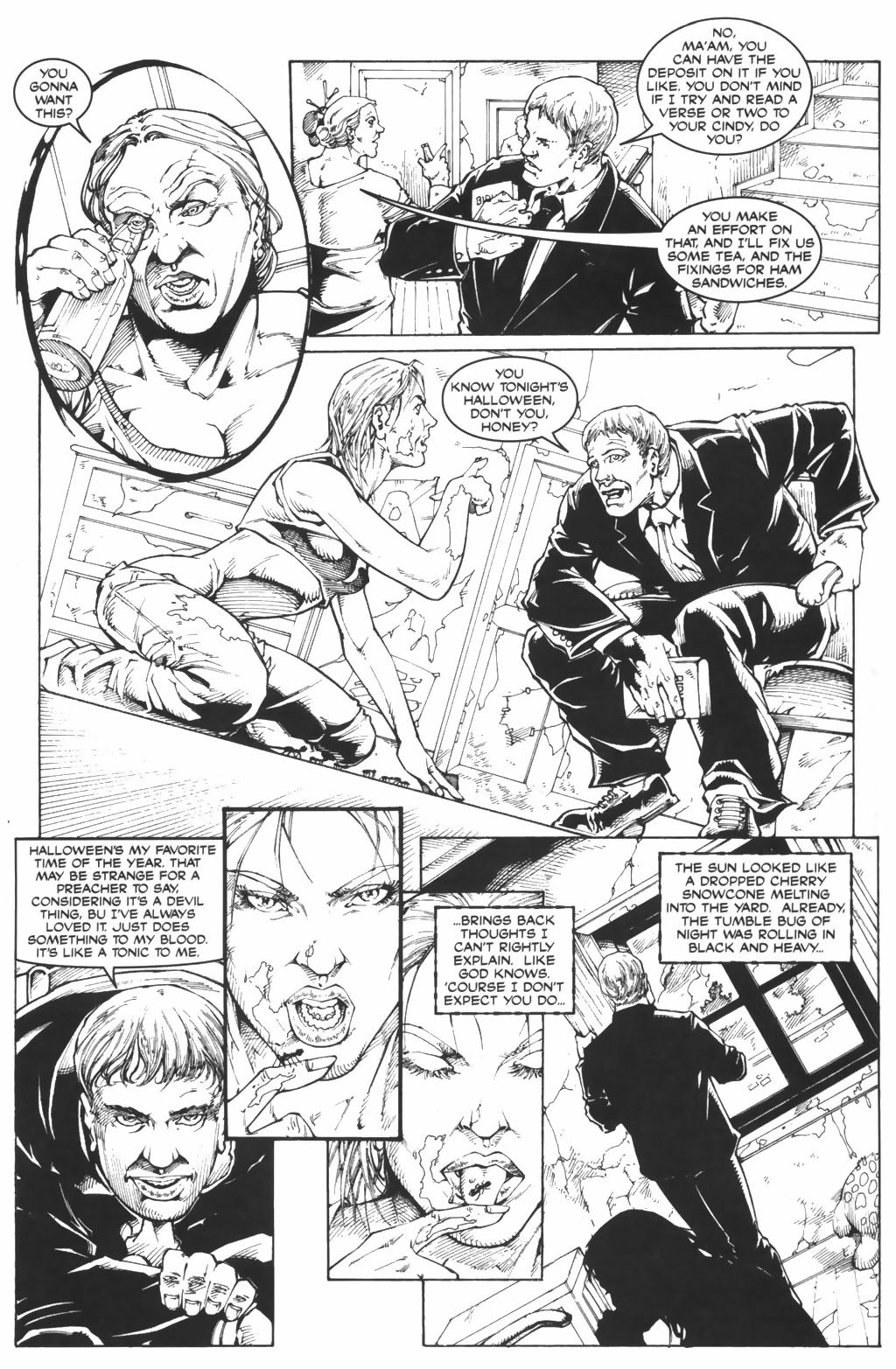 Read online Joe R. Lansdale's By Bizarre Hands comic -  Issue #1 - 10