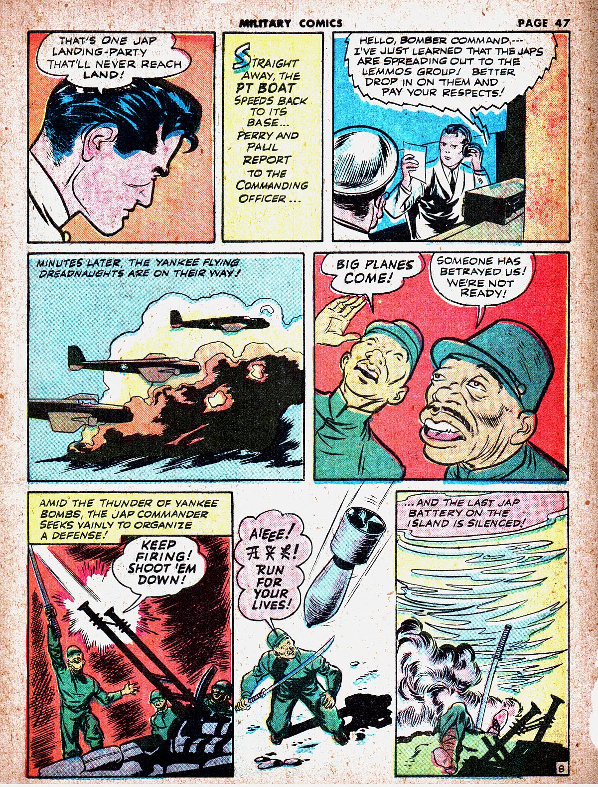 Read online Military Comics comic -  Issue #19 - 50