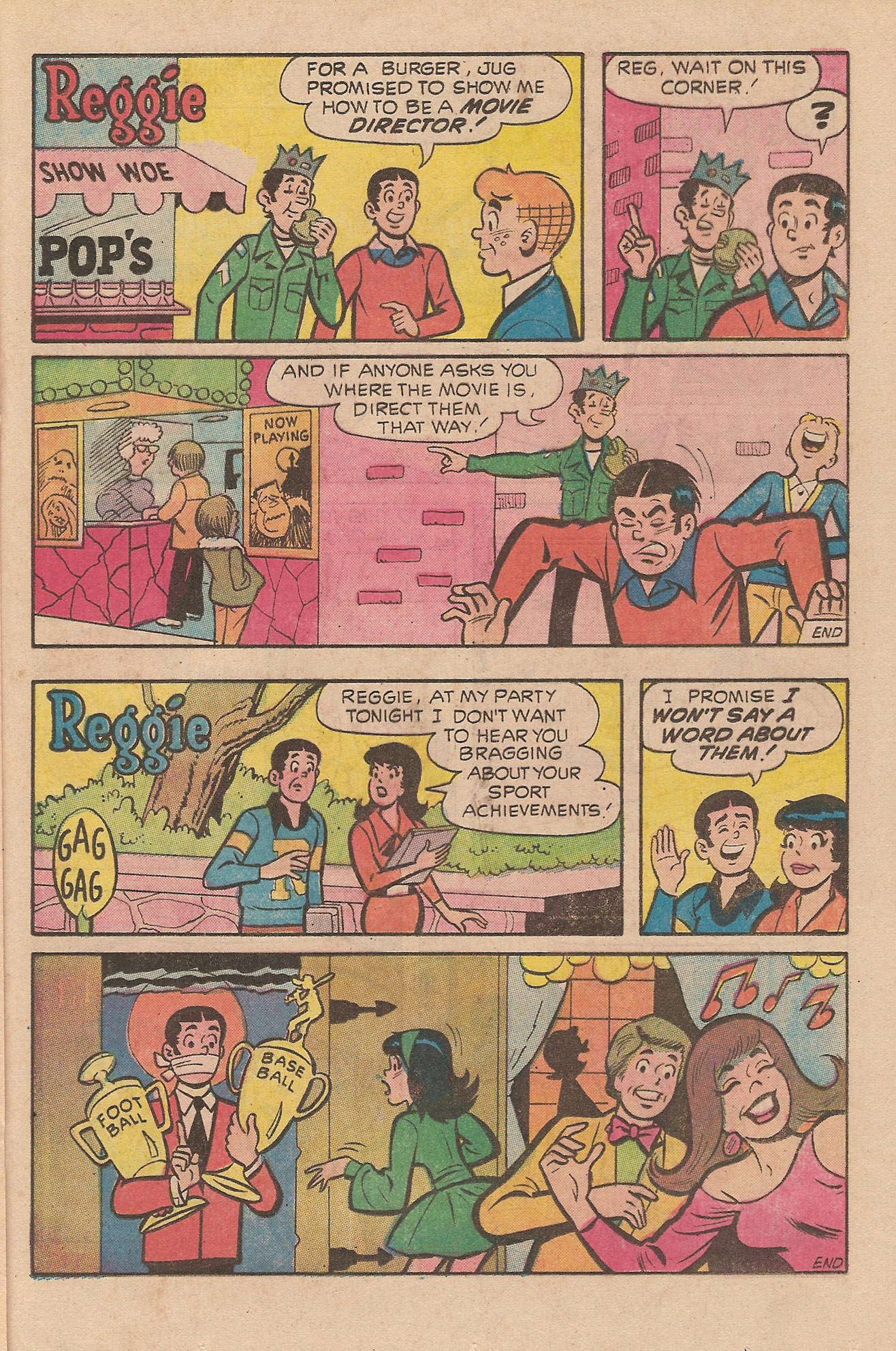 Read online Reggie's Wise Guy Jokes comic -  Issue #28 - 29