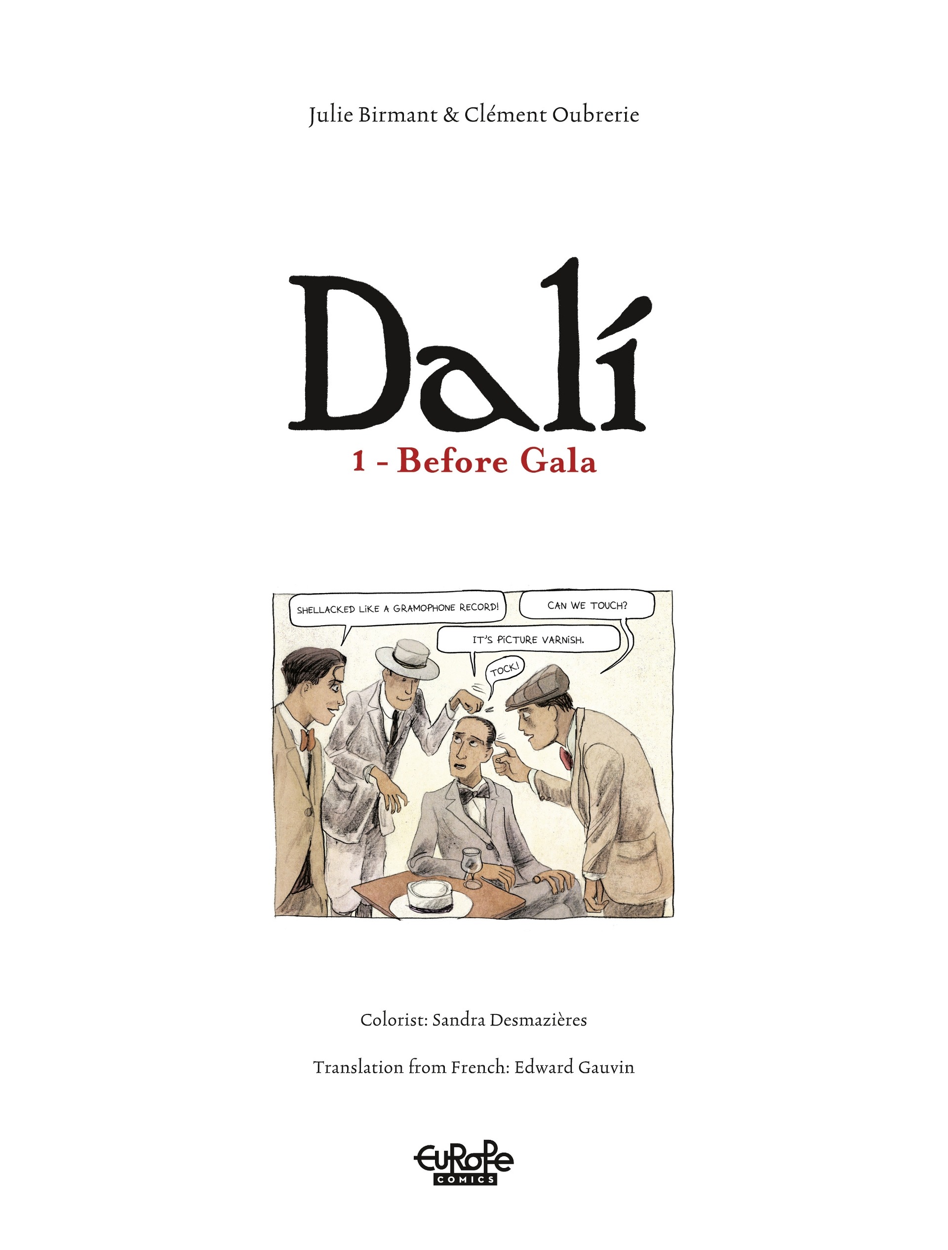 Read online Dalí: Before Gala comic -  Issue # TPB - 3