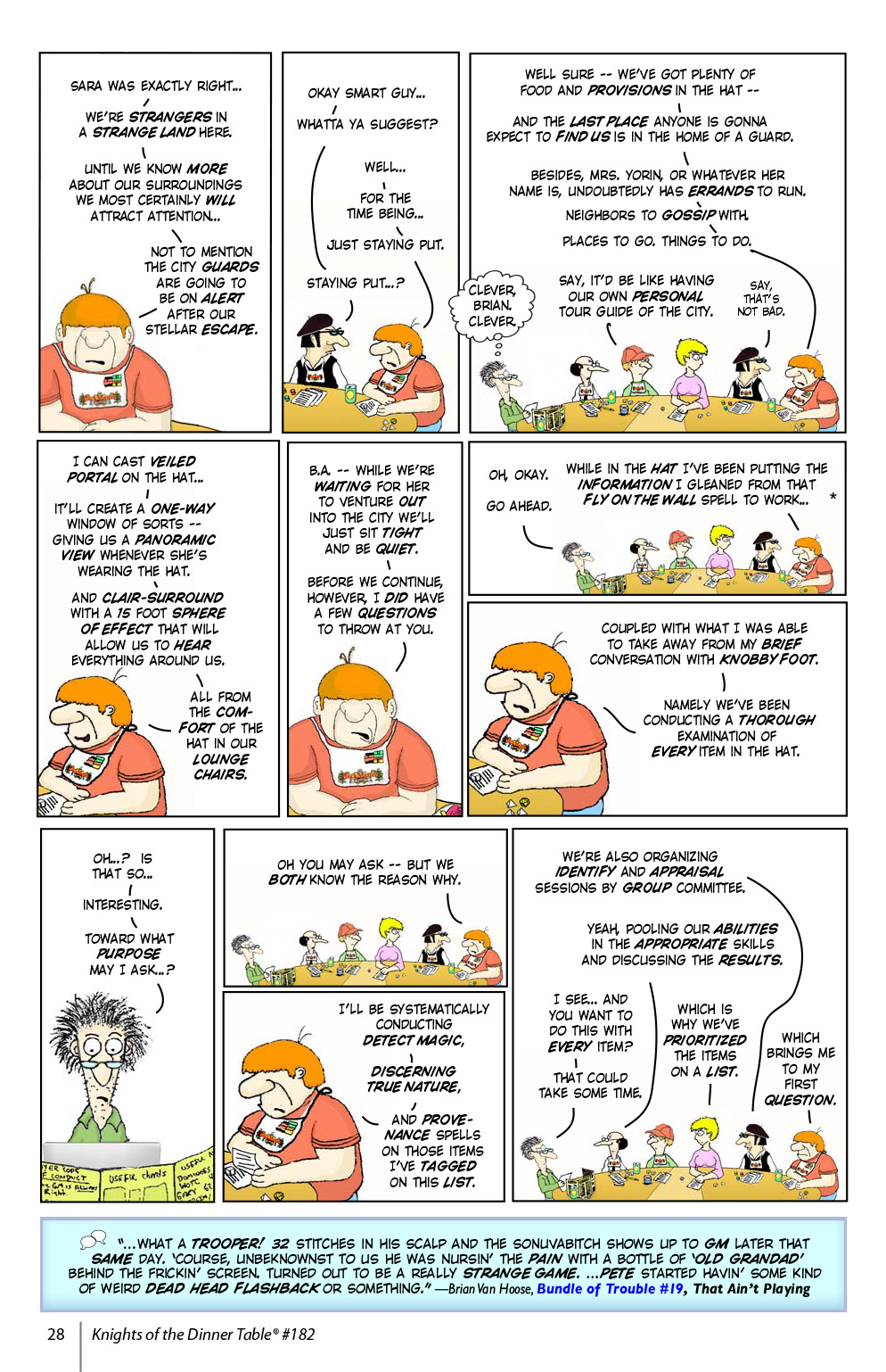 Read online Knights of the Dinner Table comic -  Issue #182 - 30