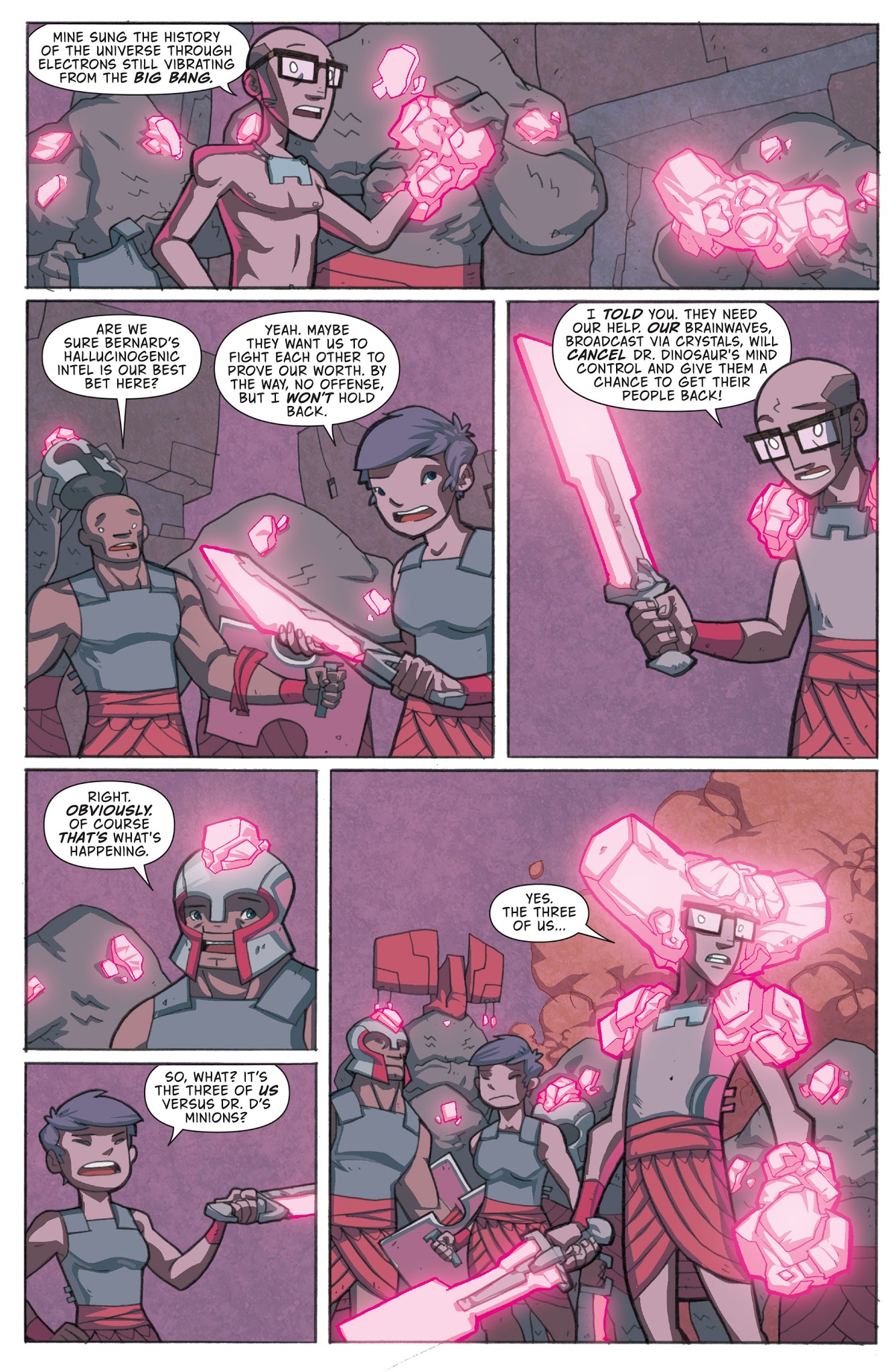 Read online Atomic Robo and the Savage Sword of Dr. Dinosaur comic -  Issue #4 - 5