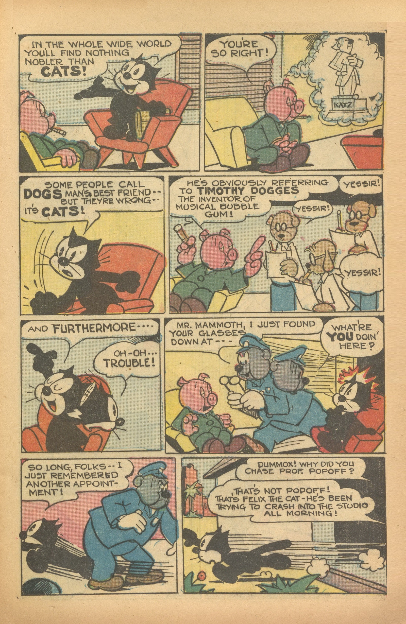 Read online Felix the Cat (1955) comic -  Issue #62 - 9