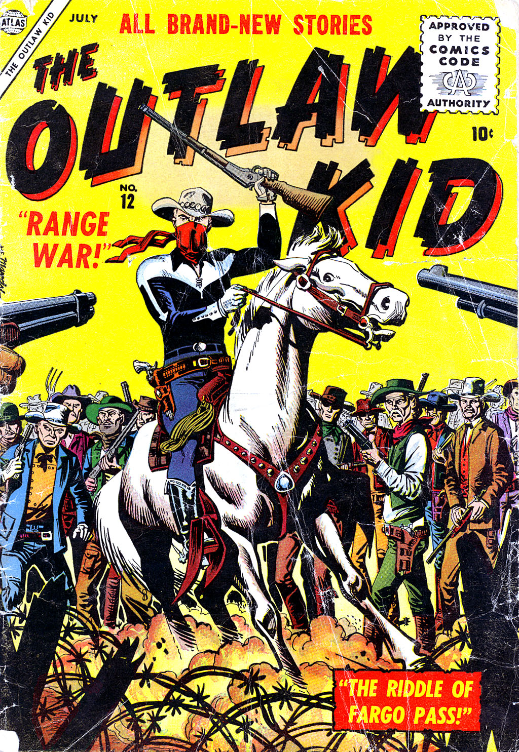 Read online The Outlaw Kid (1954) comic -  Issue #12 - 1