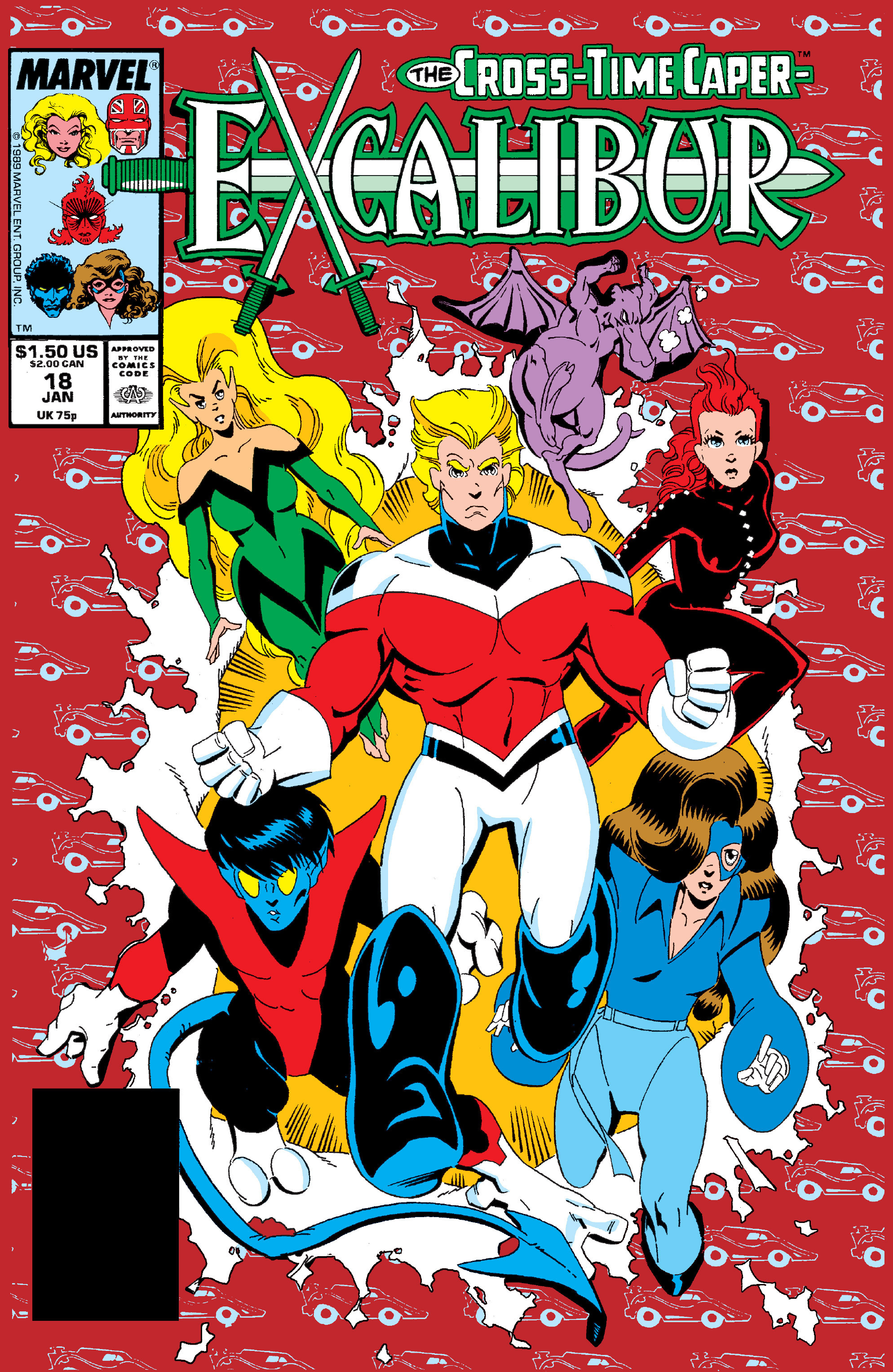 Read online Excalibur (1988) comic -  Issue #18 - 1
