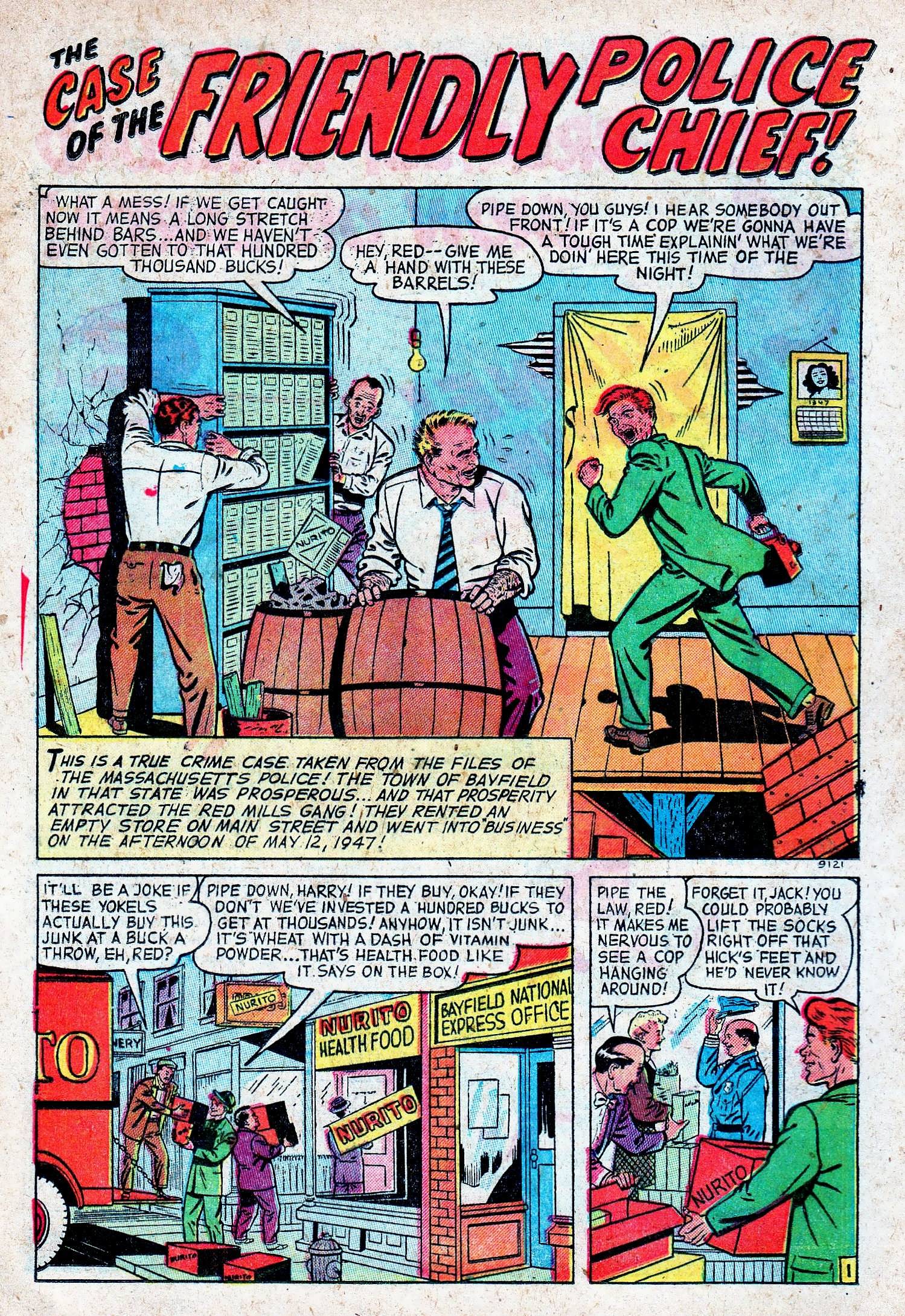 Read online Crime Cases Comics (1951) comic -  Issue #9 - 12