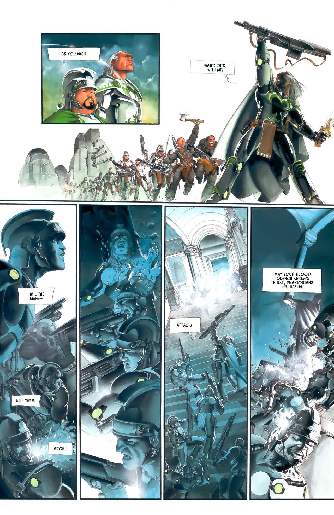 Read online Scourge Of The Gods: The Fall comic -  Issue #2 - 33