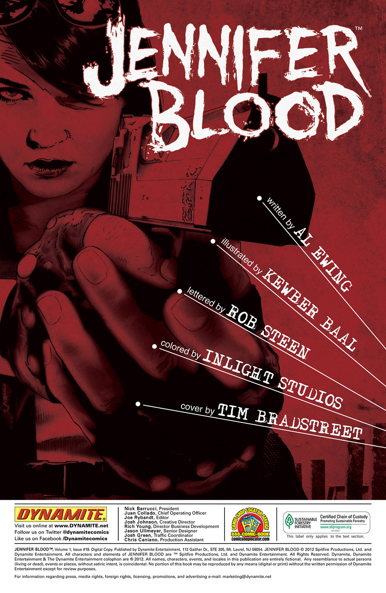 Read online Jennifer Blood comic -  Issue #19 - 2