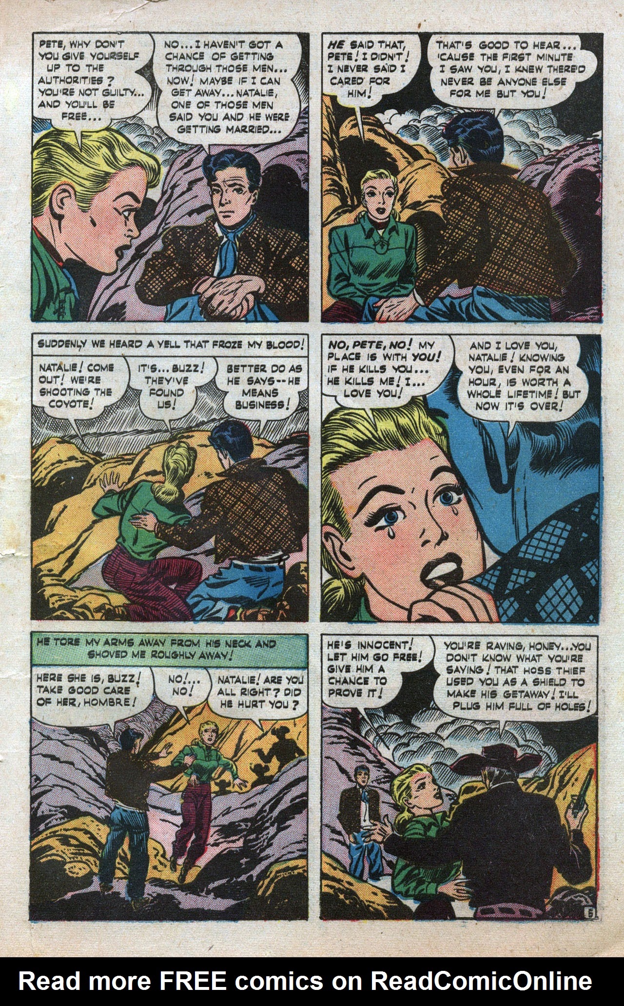 Read online Cowboy Romances comic -  Issue #2 - 7