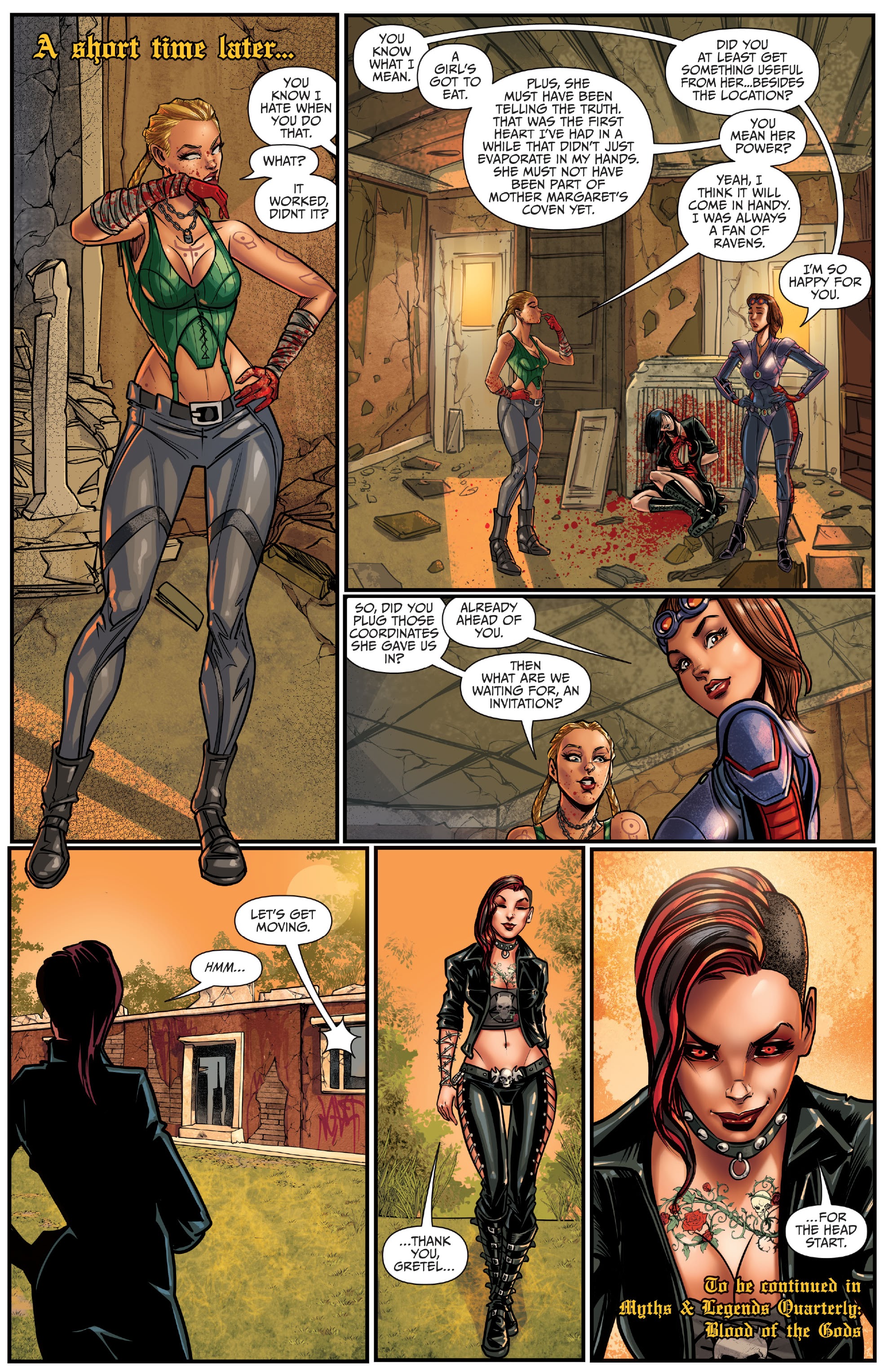 Read online Grimm Fairy Tales 2022 Holiday Pinup Special comic -  Issue # Full - 9