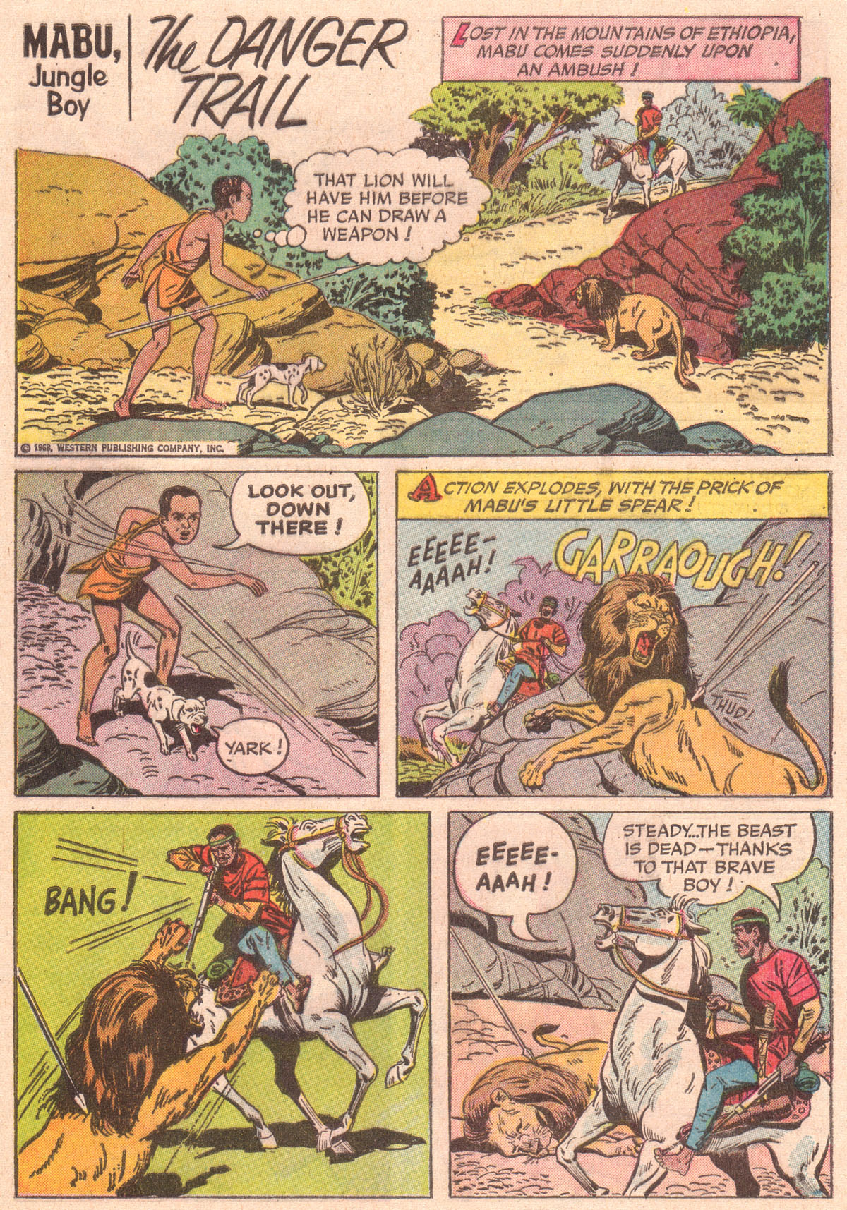 Read online Korak, Son of Tarzan (1964) comic -  Issue #24 - 29