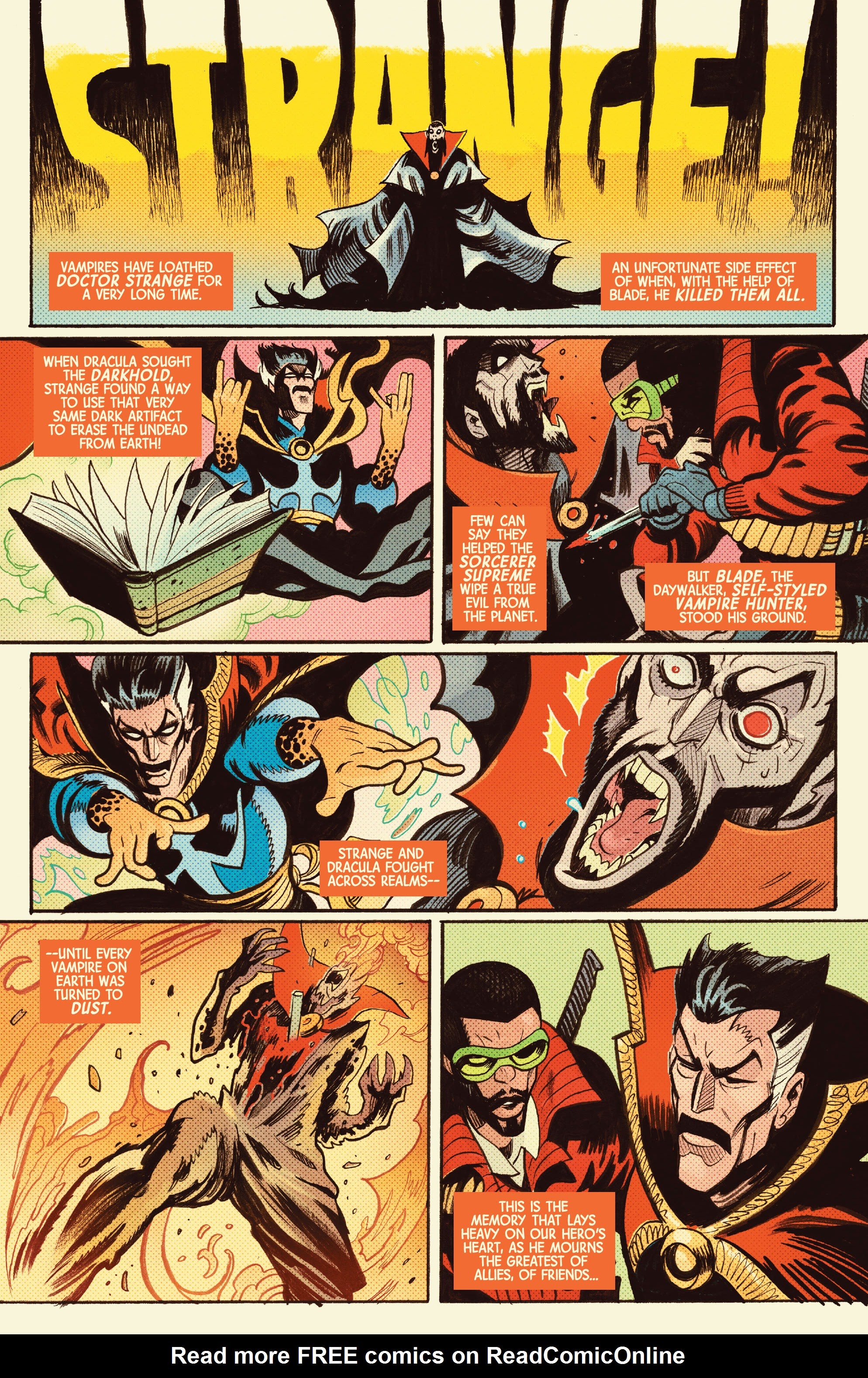 Read online Death of Doctor Strange: One-Shots comic -  Issue # Blade - 3