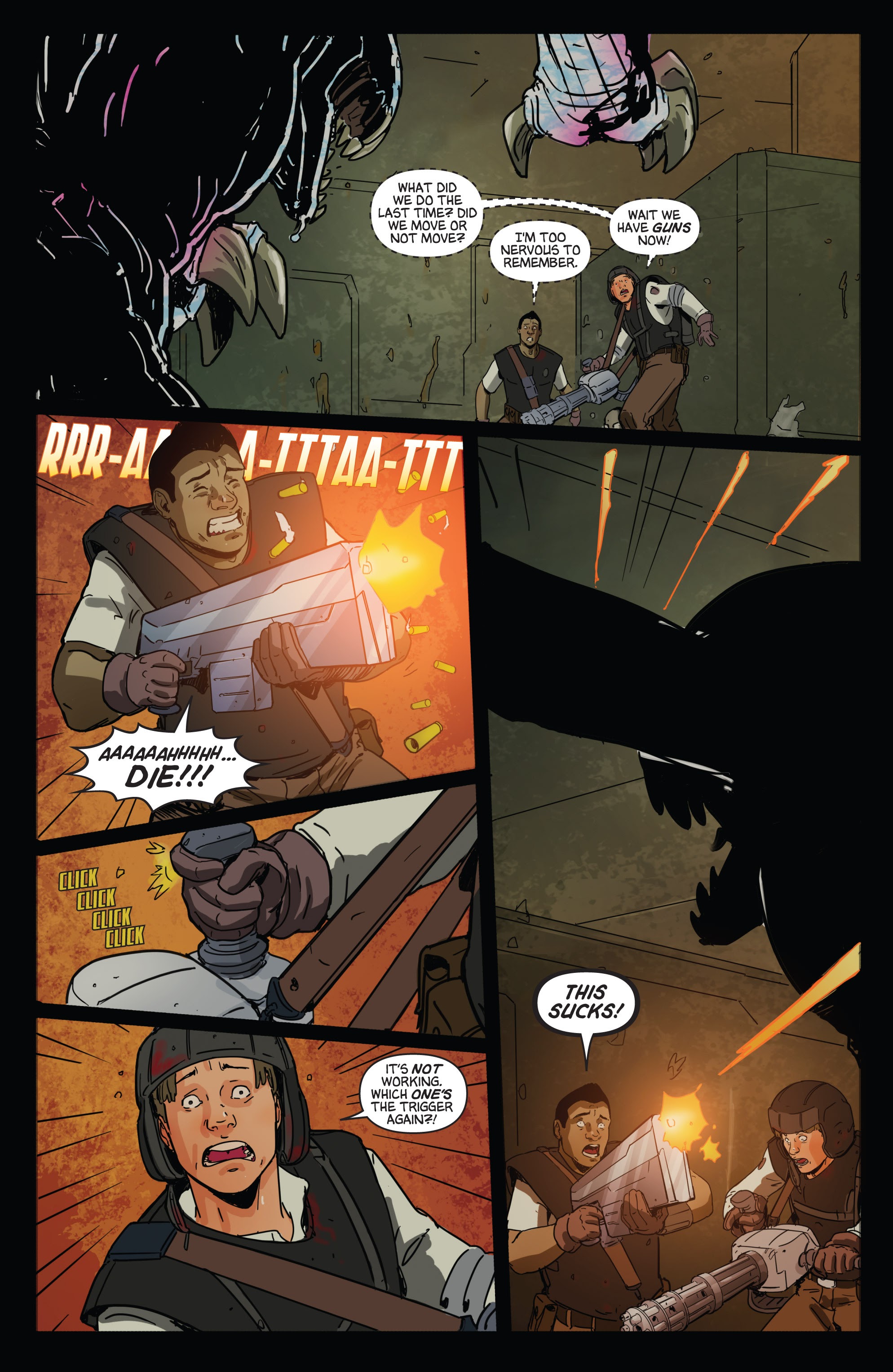 Read online Aliens vs. Parker comic -  Issue #3 - 4