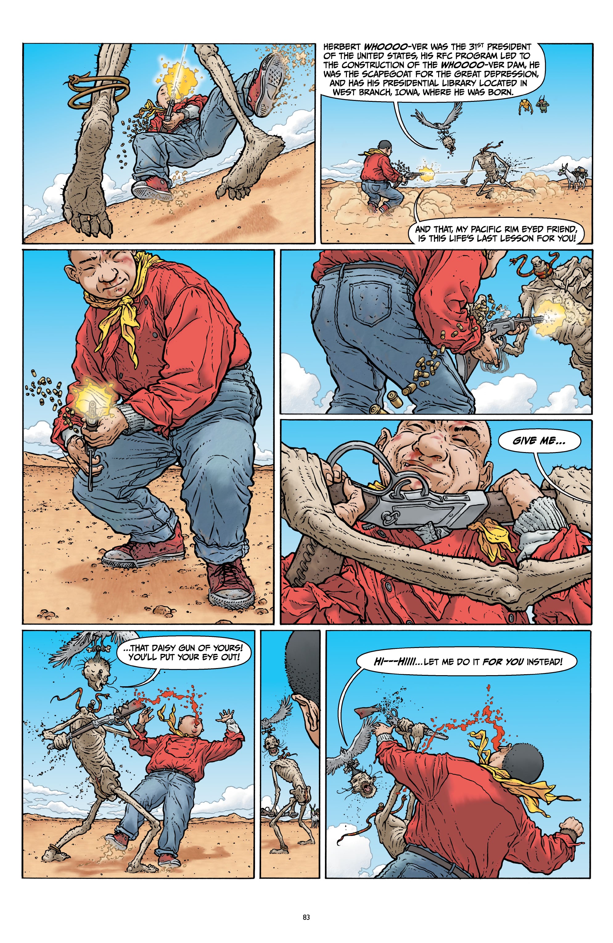Read online Shaolin Cowboy comic -  Issue # _Start Trek (Part 1) - 62