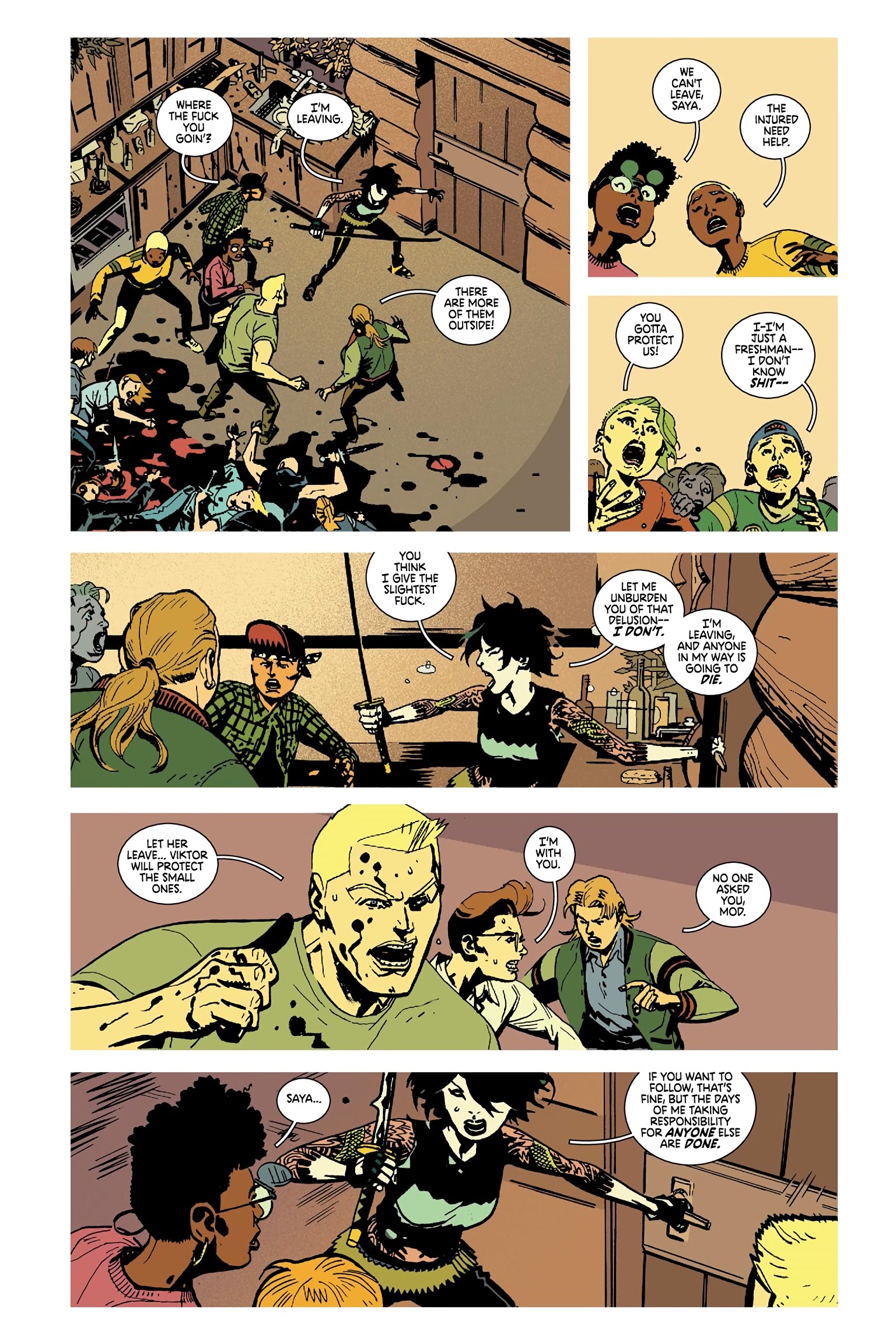 Read online Deadly Class comic -  Issue # _Deluxe Edition Teen Age Riot (Part 4) - 10
