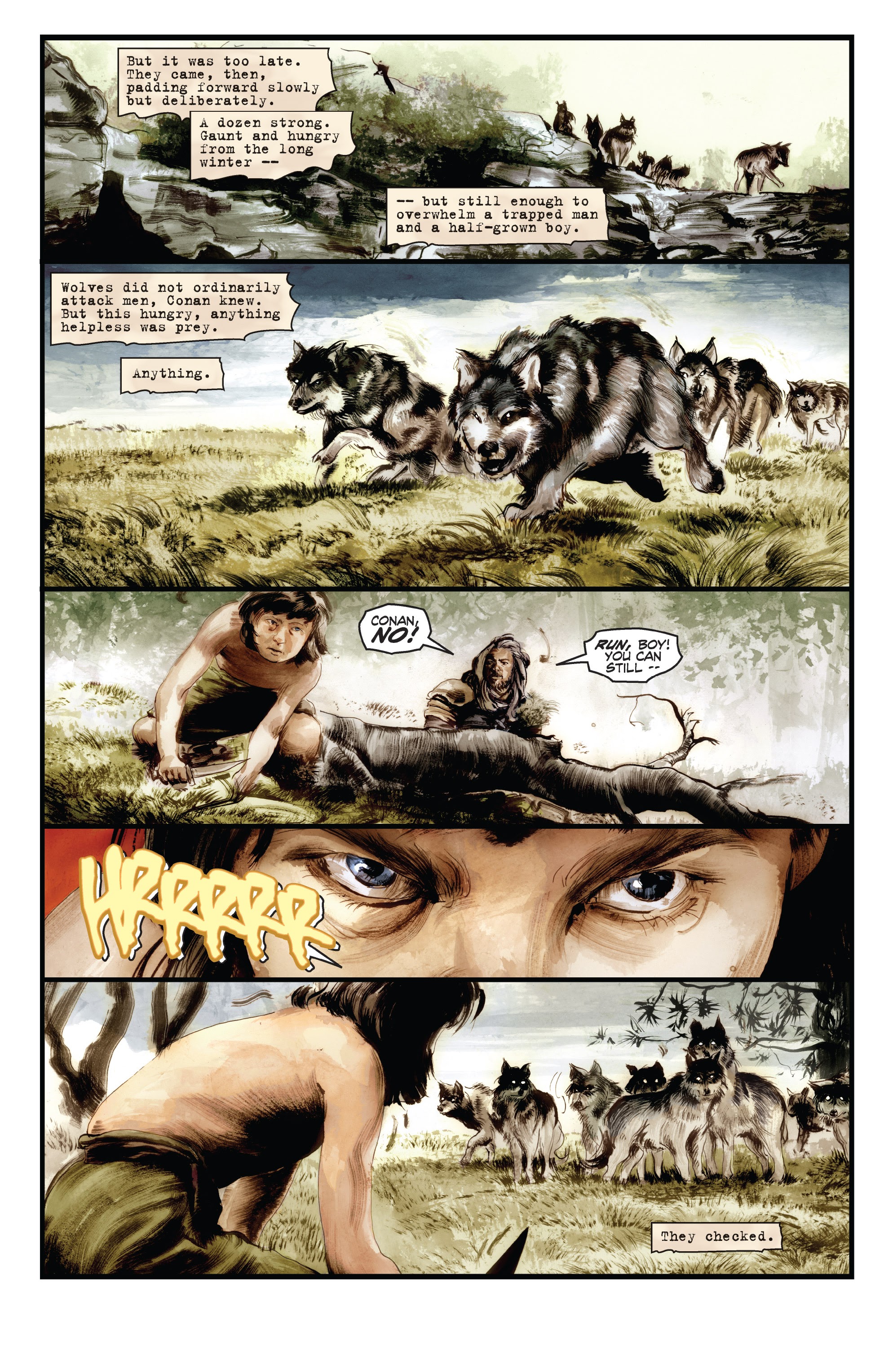 Read online Conan Chronicles Epic Collection comic -  Issue # TPB Out of the Darksome Hills (Part 4) - 52