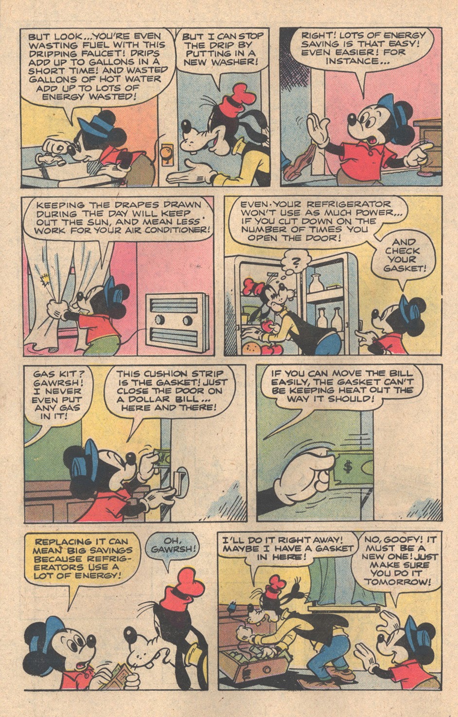 Read online Mickey Mouse and Goofy Explore Energy Conservation comic -  Issue # Full - 8