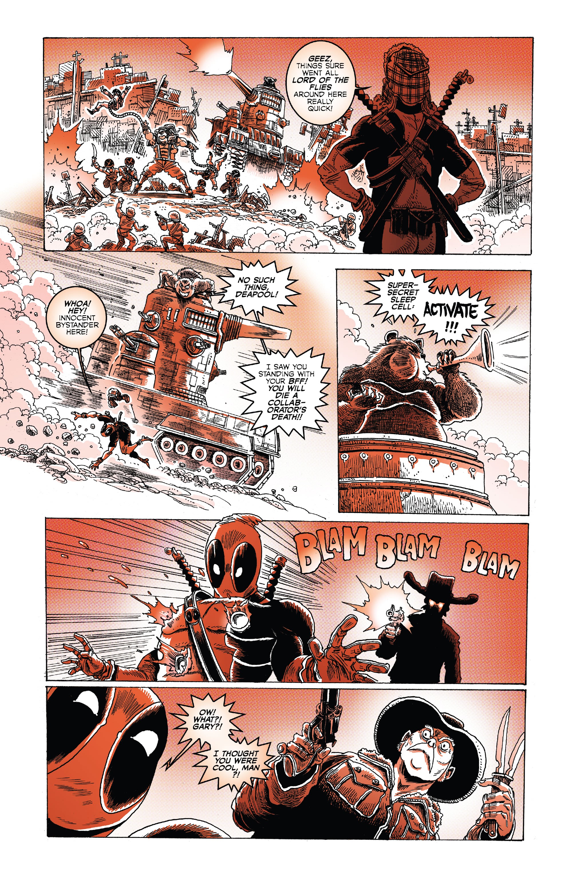 Read online Deadpool: Black, White & Blood comic -  Issue #1 - 28