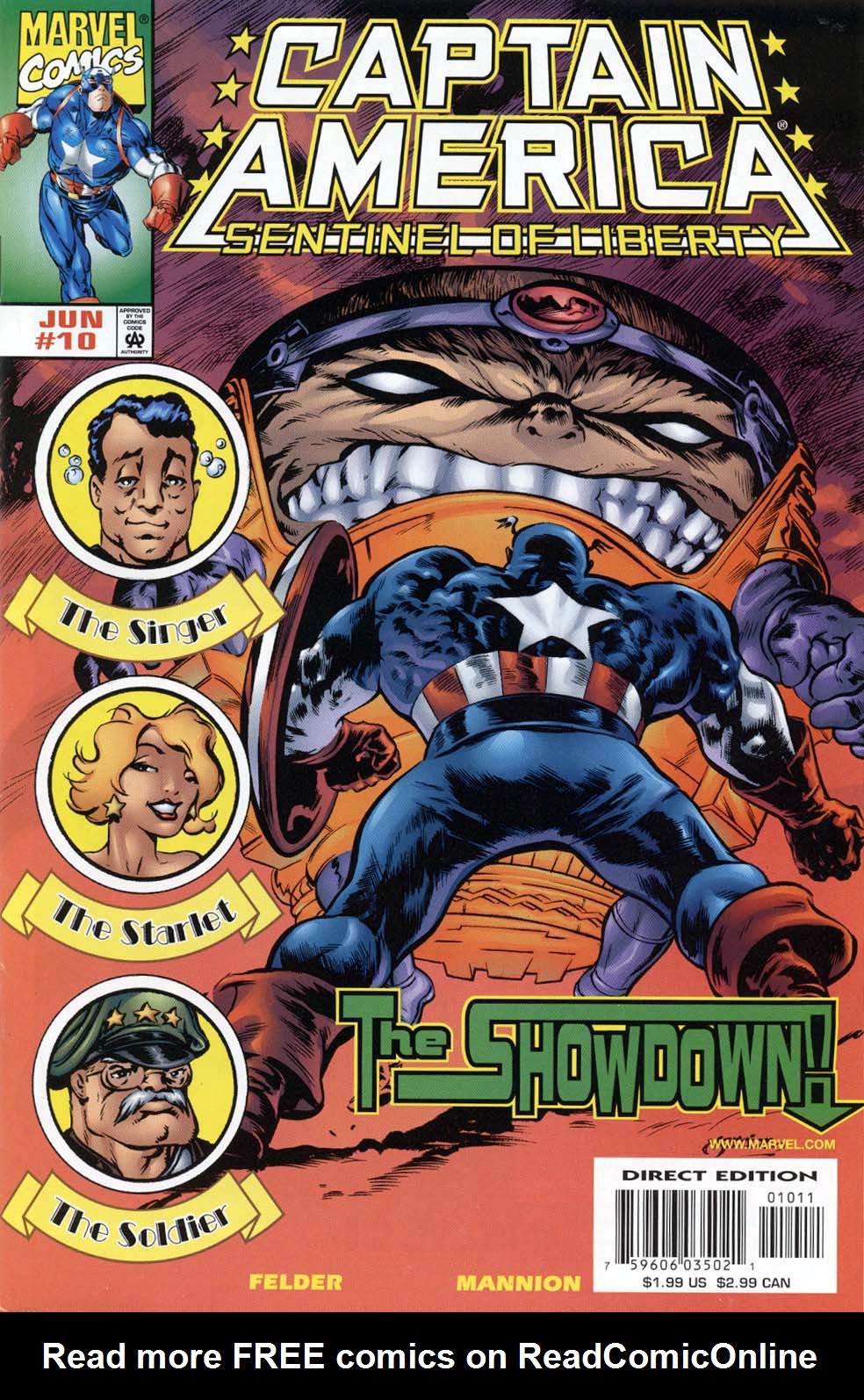 Read online Captain America: Sentinel of Liberty comic -  Issue #10 - 1