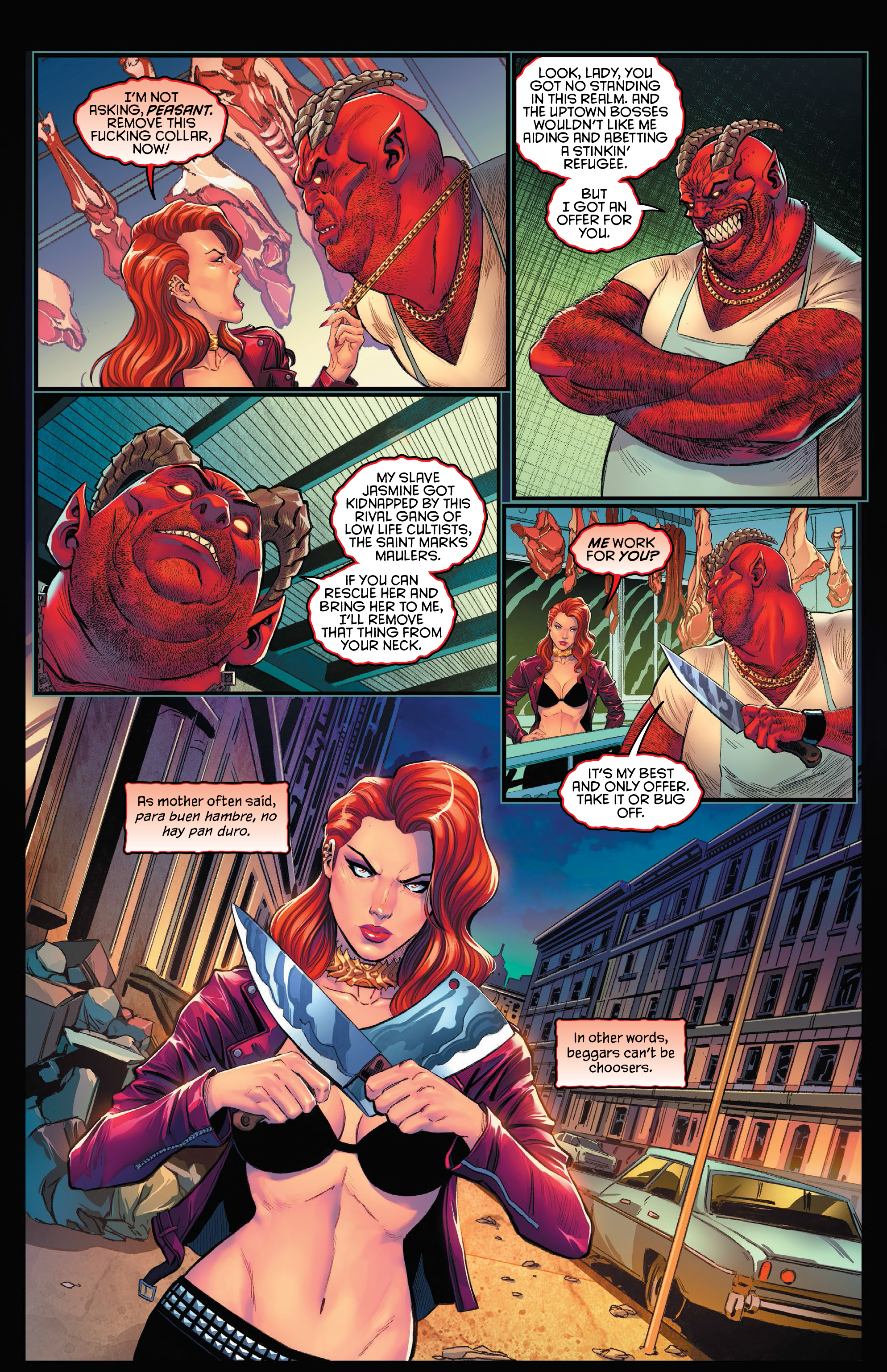 Read online Lady Satanus: Sinister Urge comic -  Issue # TPB - 9