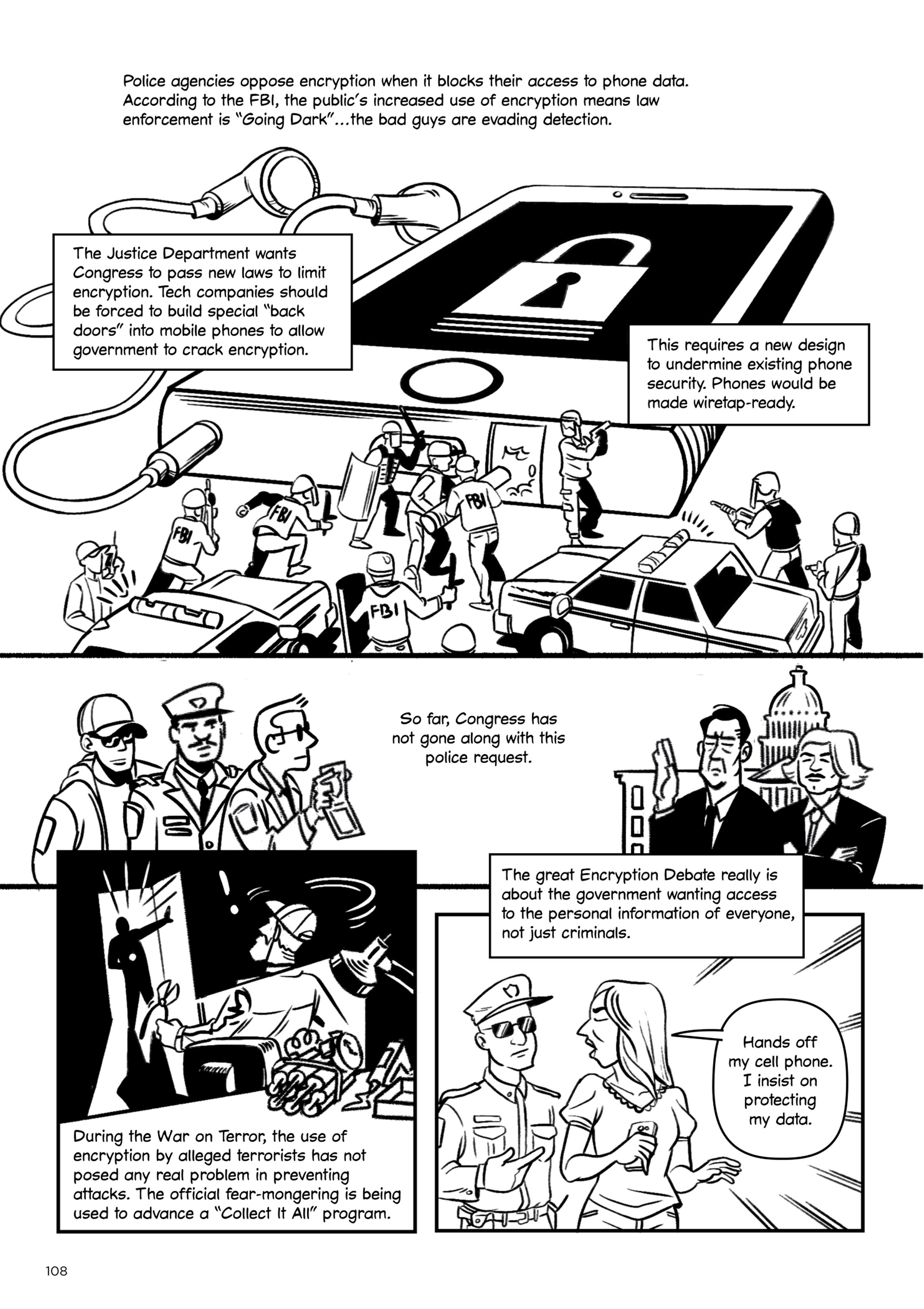 Read online The Machine Never Blinks: A Graphic History of Spying and Surveillance comic -  Issue # TPB - 118