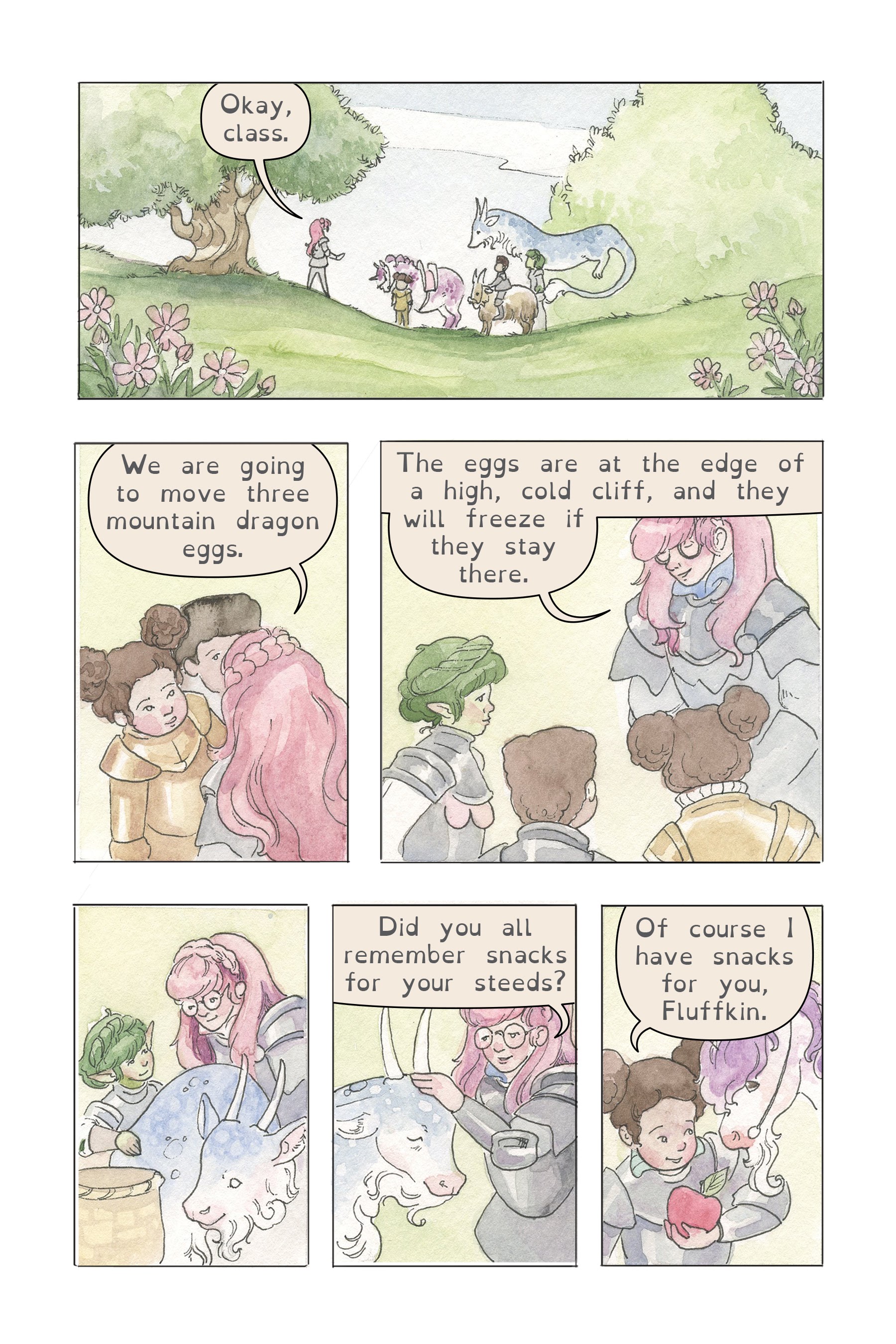 Read online Emiline: Knight in Training comic -  Issue # Full - 18