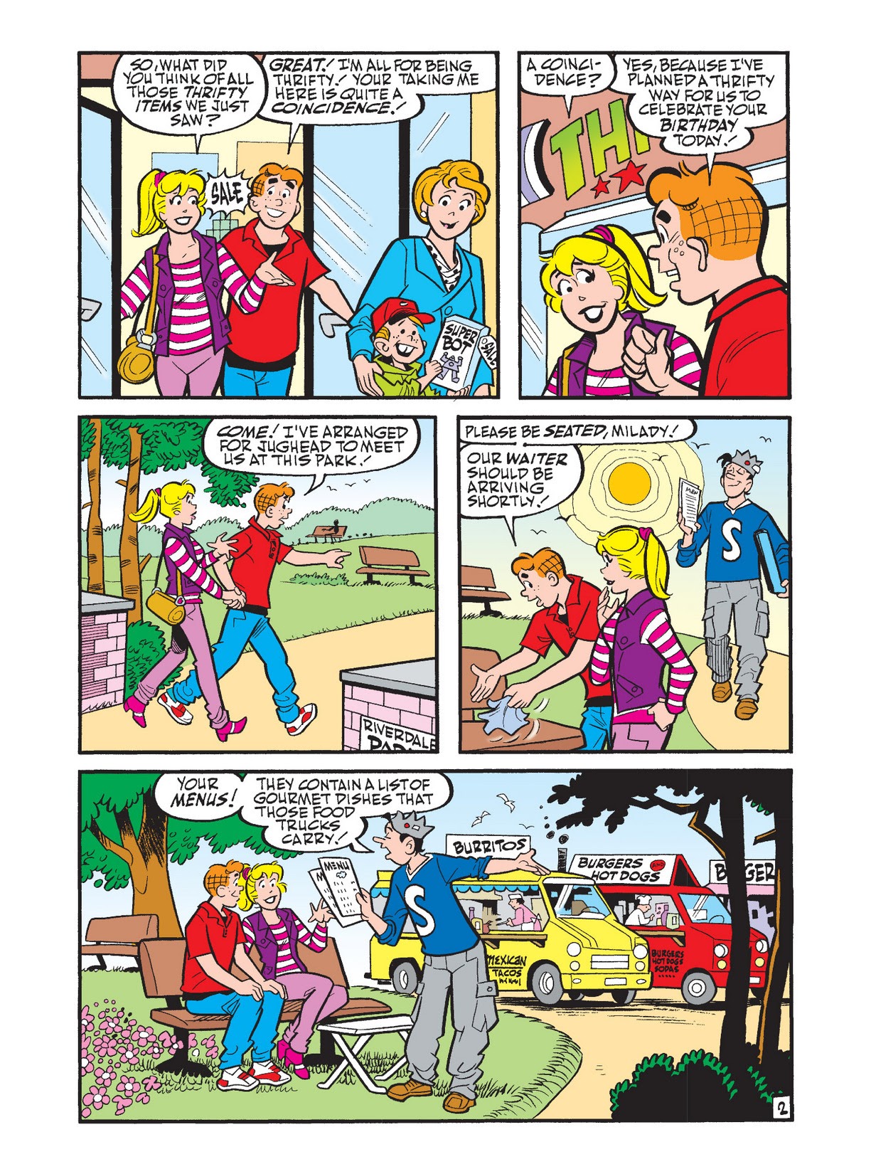 Read online Archie's Double Digest Magazine comic -  Issue #232 - 144