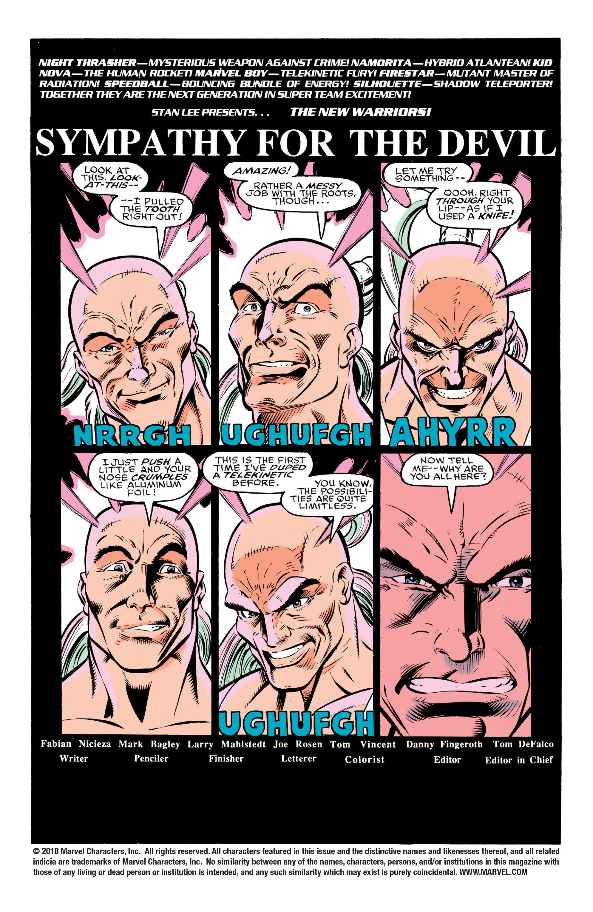 Read online The New Warriors comic -  Issue #19 - 2