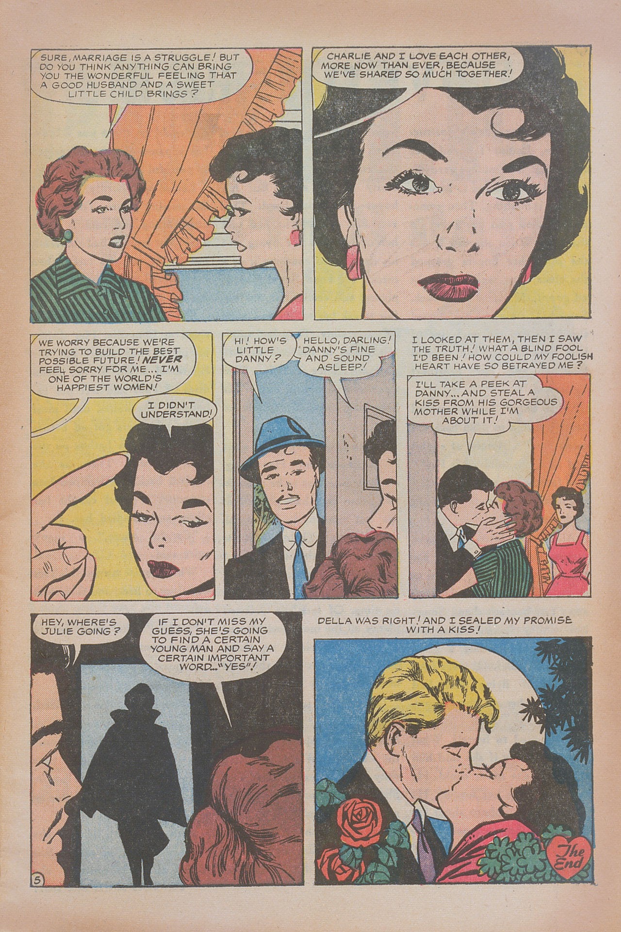 Read online Love Romances comic -  Issue #57 - 7