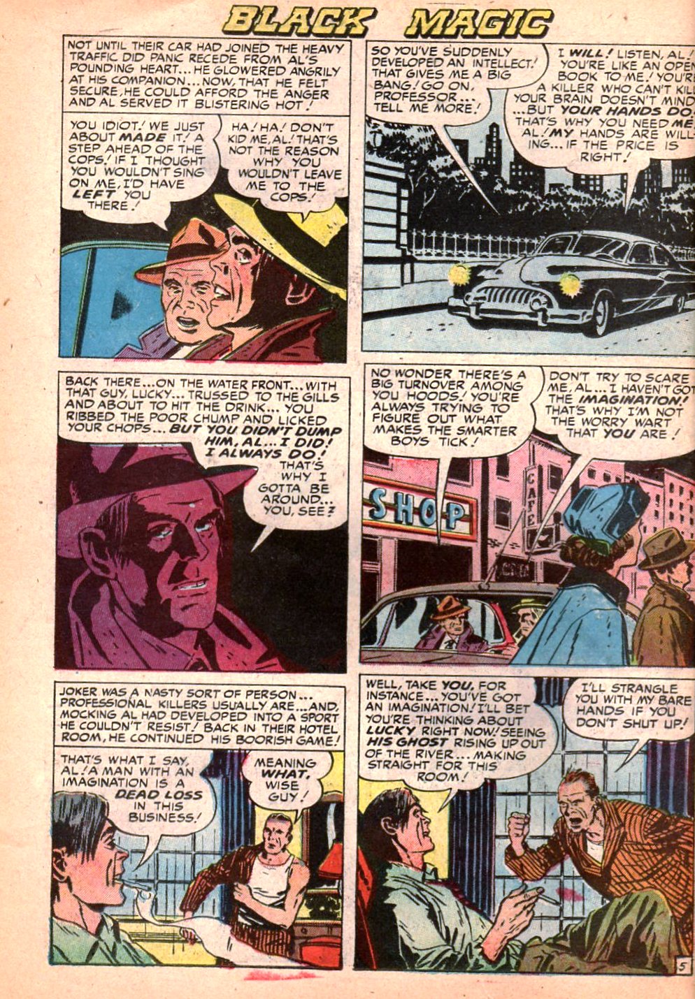 Read online Black Magic (1950) comic -  Issue #5 - 16