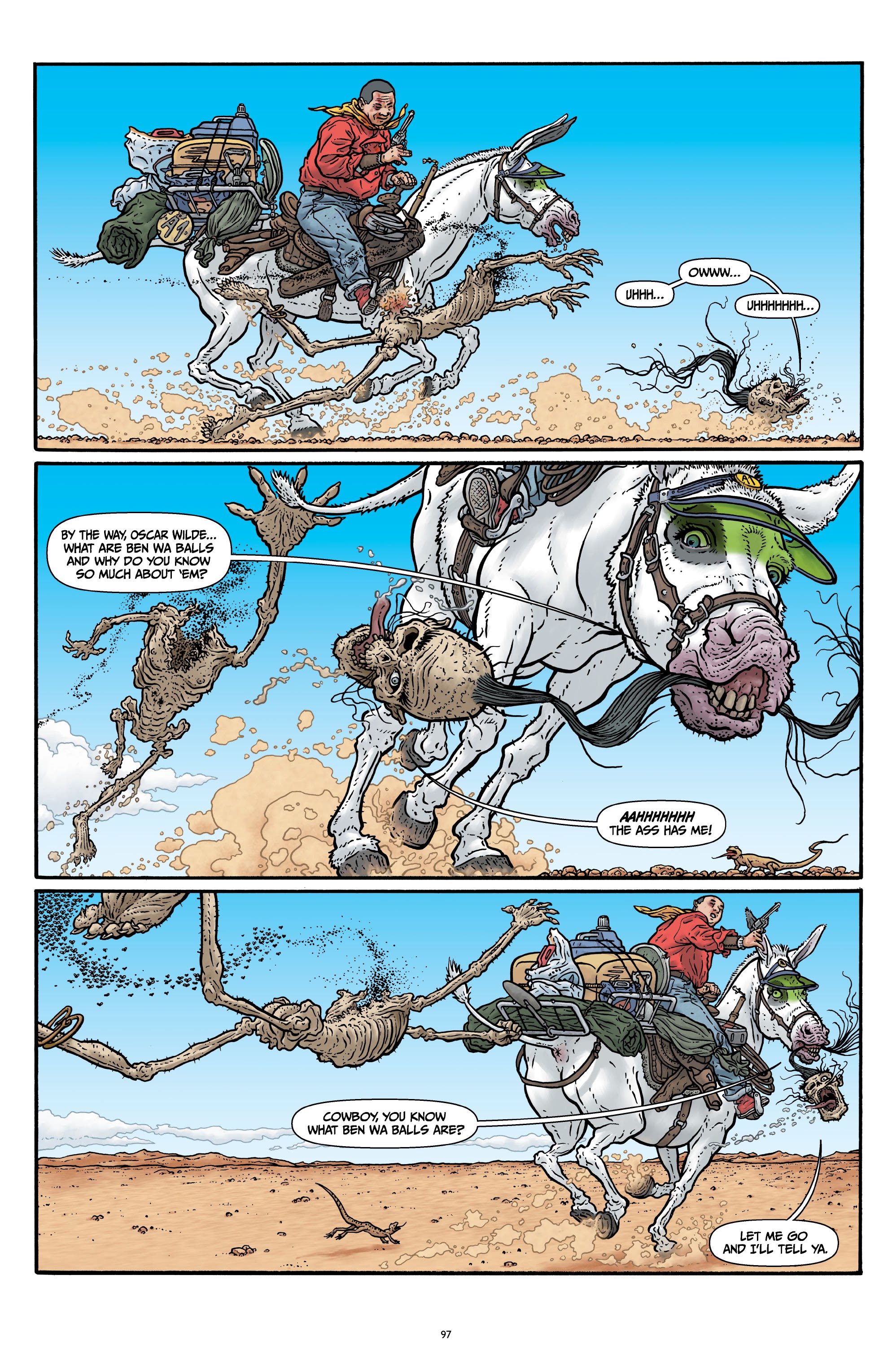Read online Shaolin Cowboy comic -  Issue # _Start Trek (Part 1) - 76