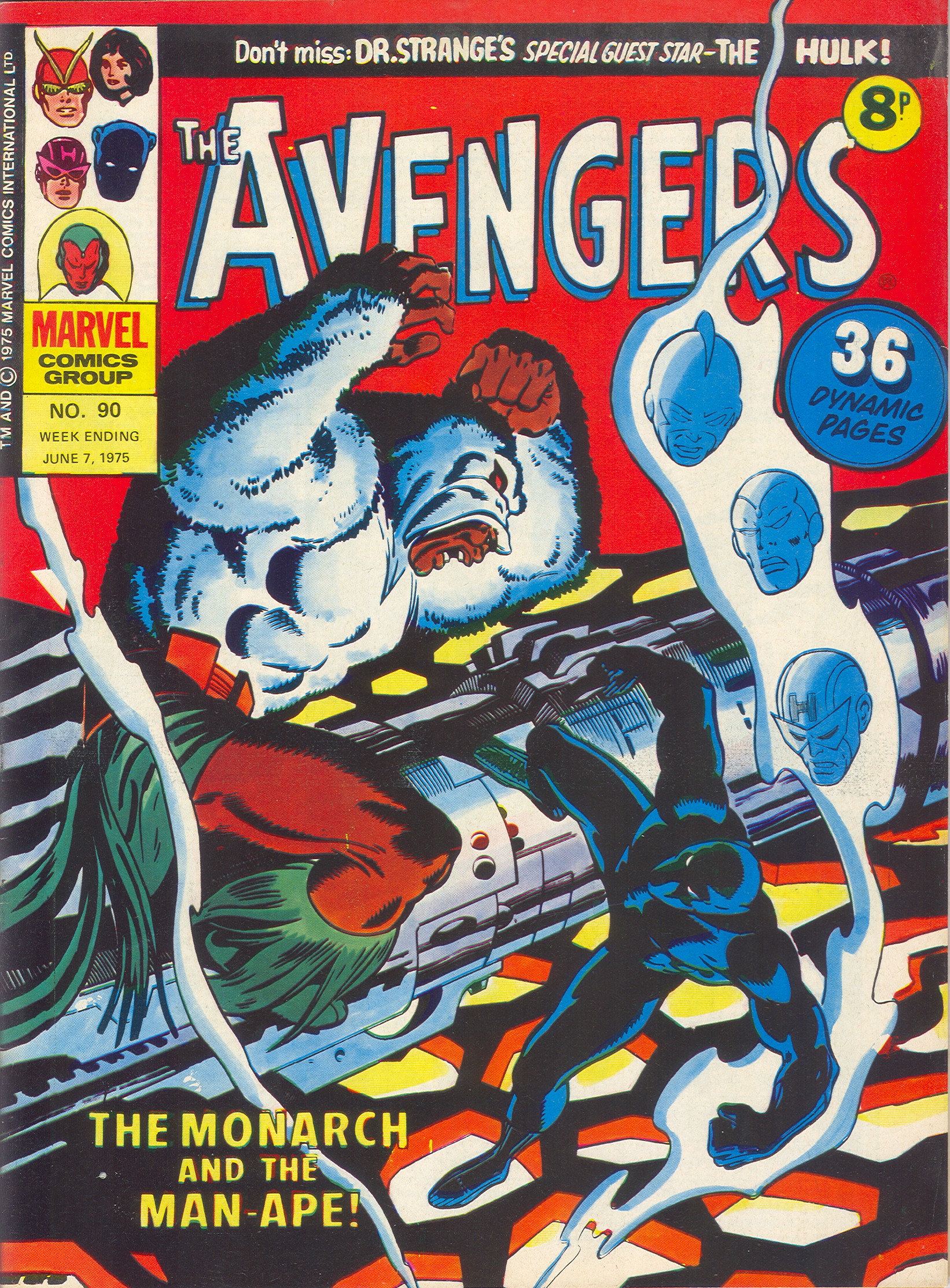 Read online The Avengers (1973) comic -  Issue #90 - 1