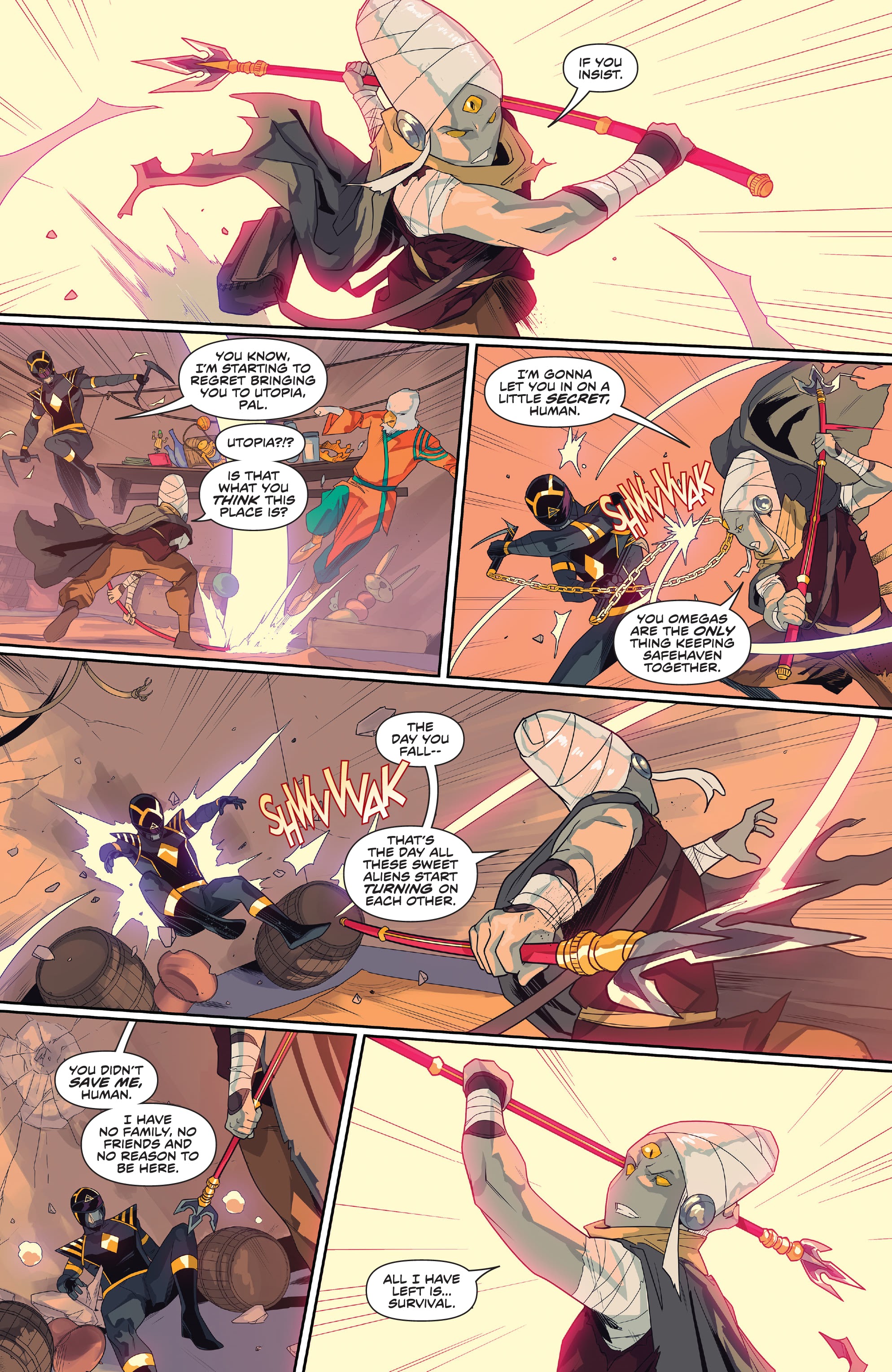 Read online Power Rangers comic -  Issue #17 - 18