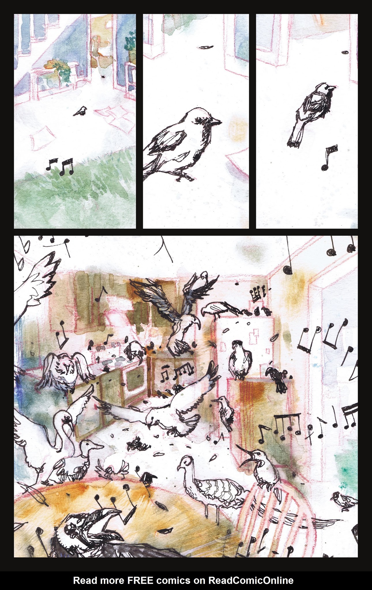 Read online Underwinter: A Field of Feathers comic -  Issue #1 - 4