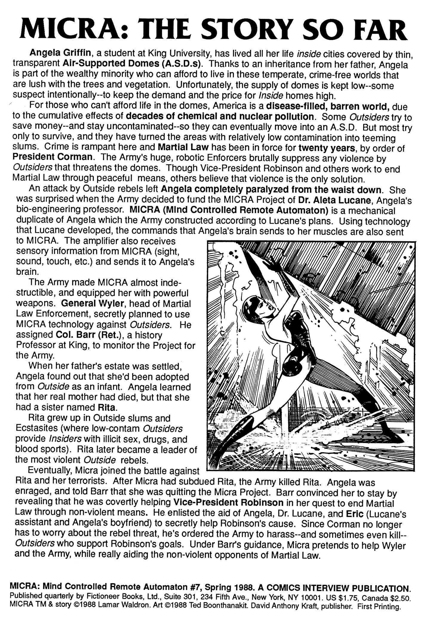 Read online MICRA: Mind Controlled Remote Automaton comic -  Issue #7 - 2