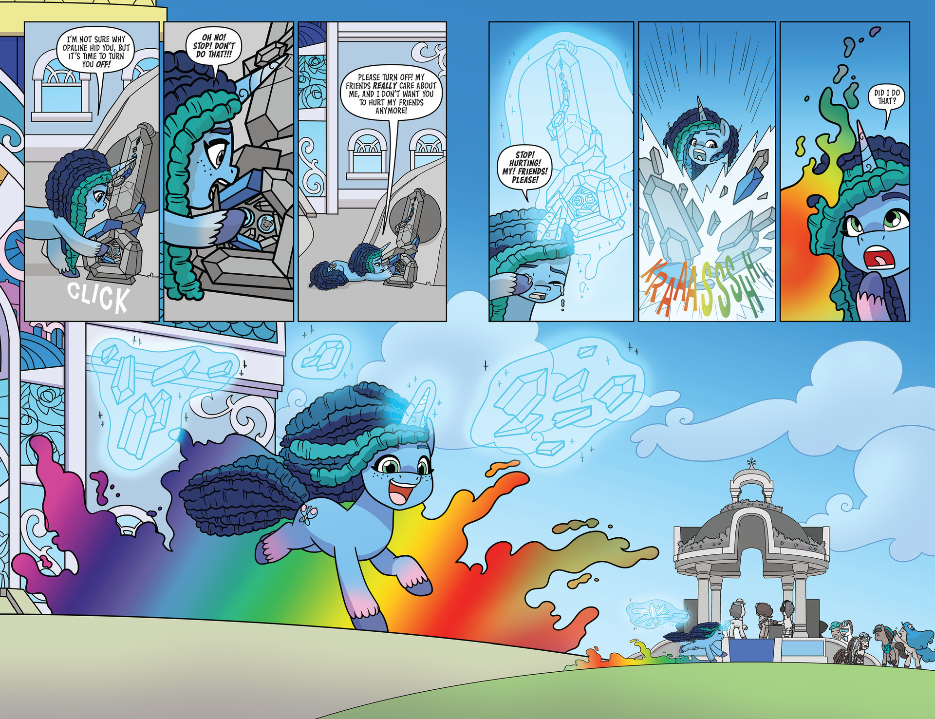 Read online My Little Pony: Black, White & Blue comic -  Issue # Full - 30
