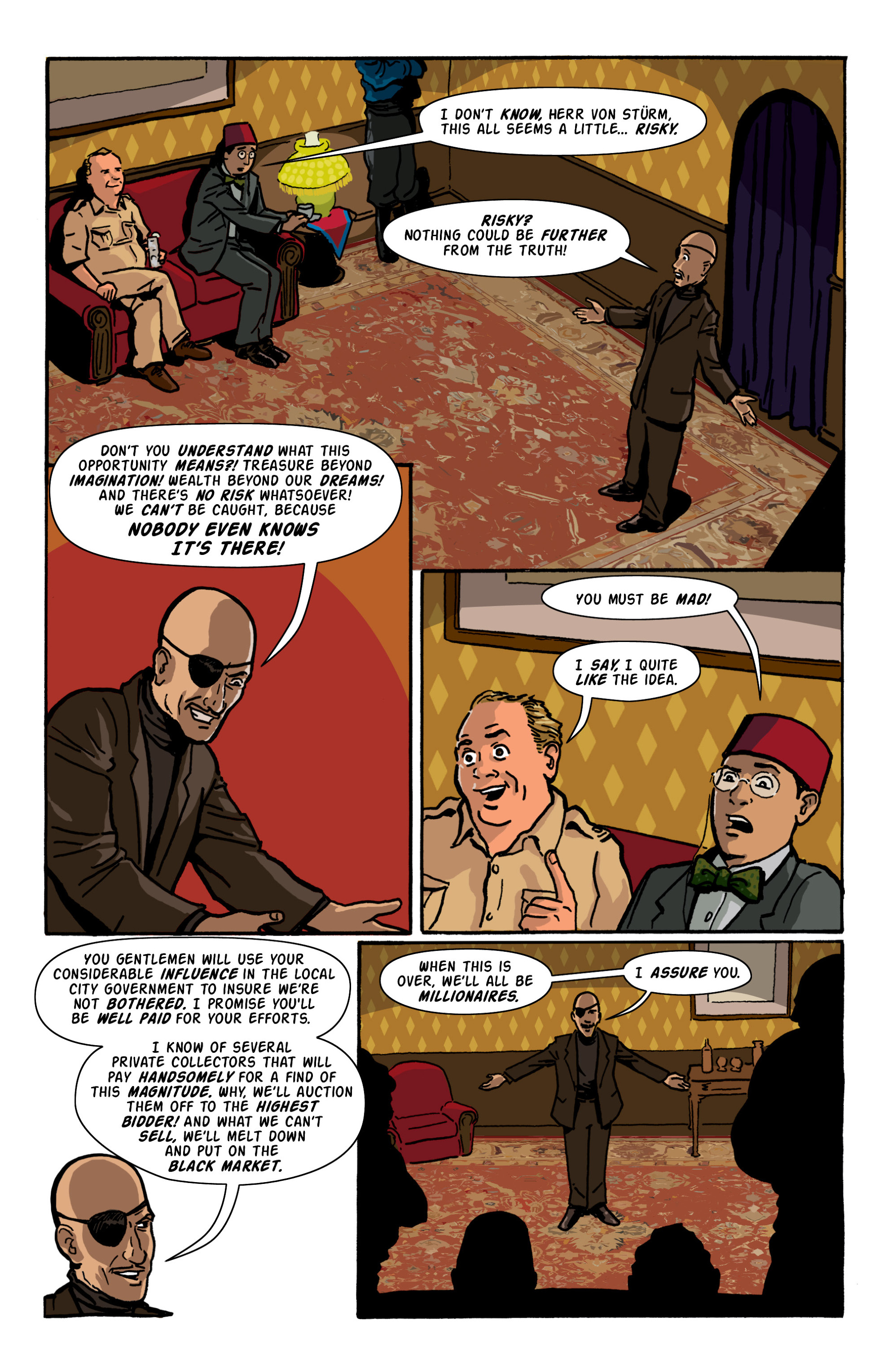 Read online Rocket Robinson and the Pharaoh's Fortune comic -  Issue # TPB (Part 2) - 14