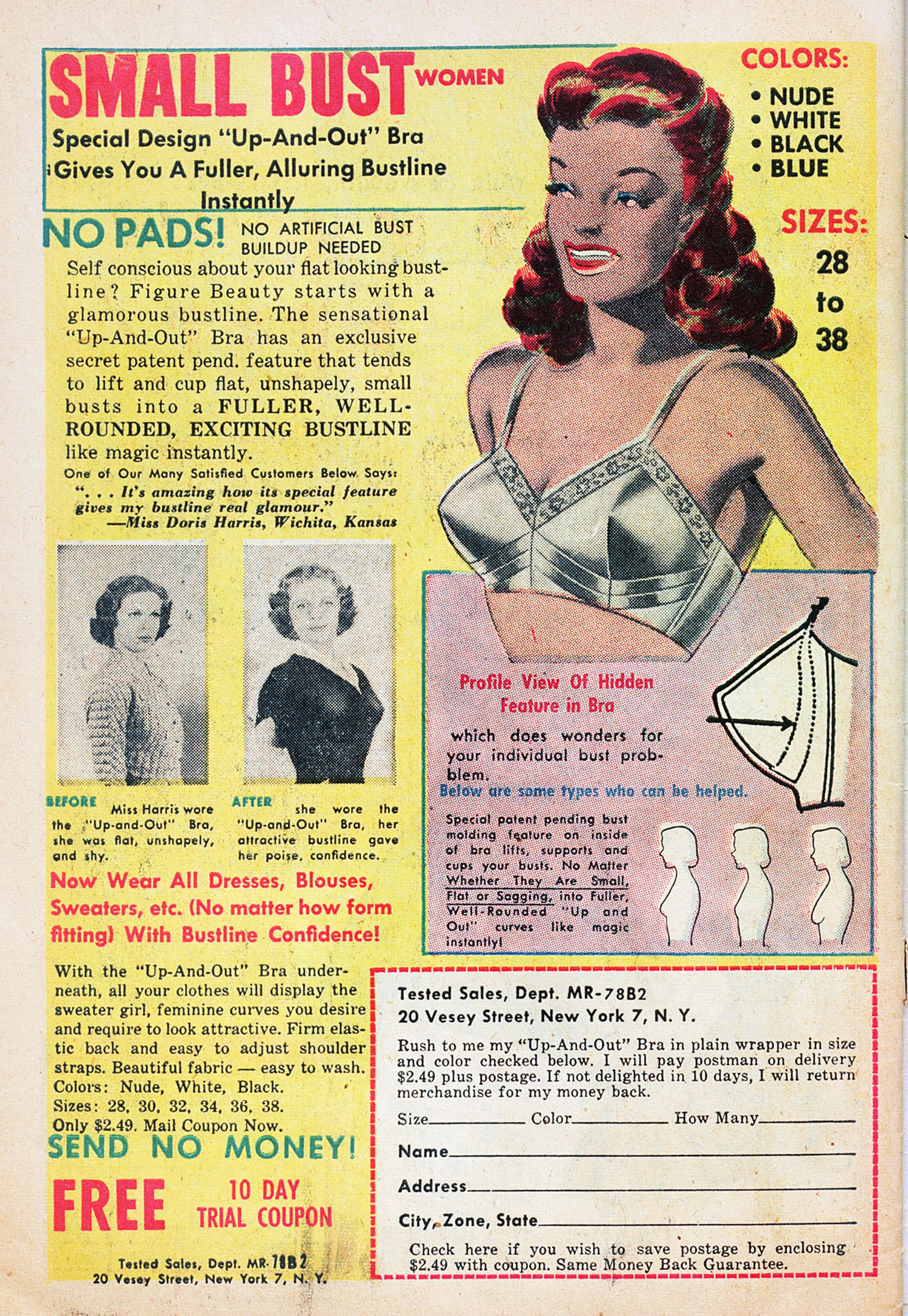 Read online Girl Comics (1949) comic -  Issue #4 - 50