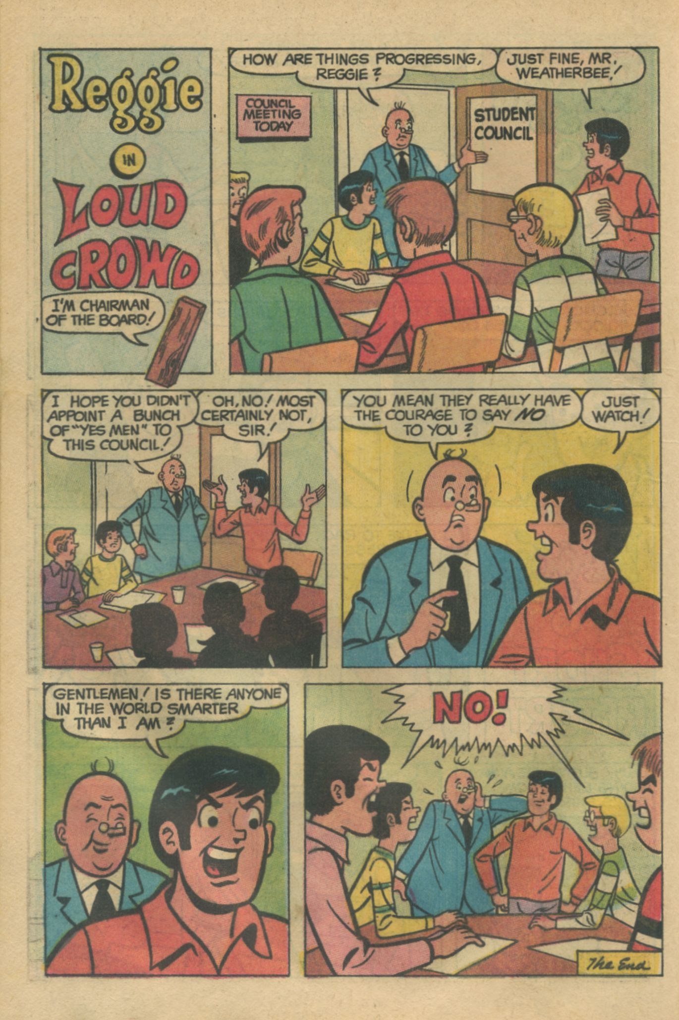 Read online Reggie's Wise Guy Jokes comic -  Issue #10 - 52