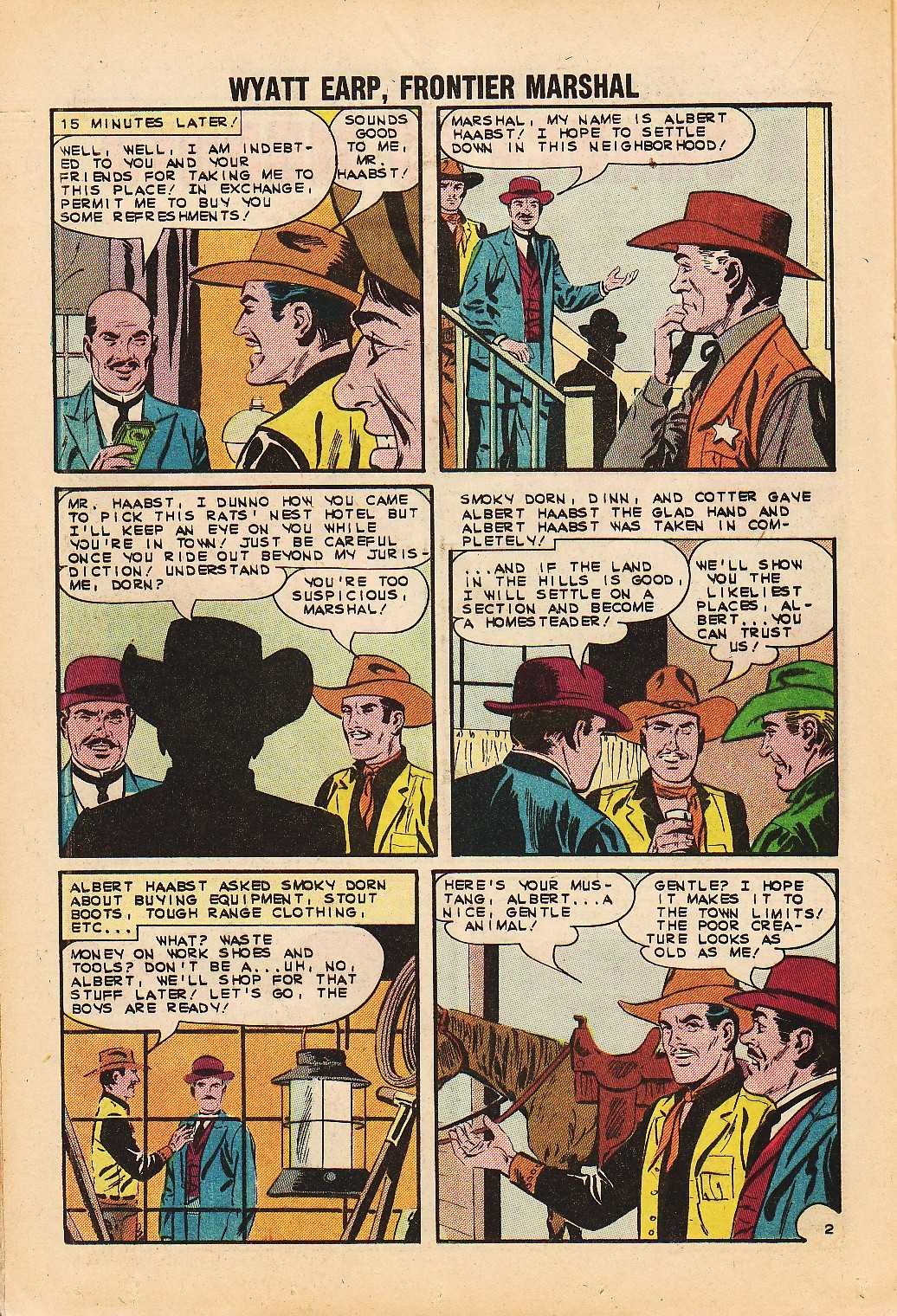 Read online Wyatt Earp Frontier Marshal comic -  Issue #48 - 20