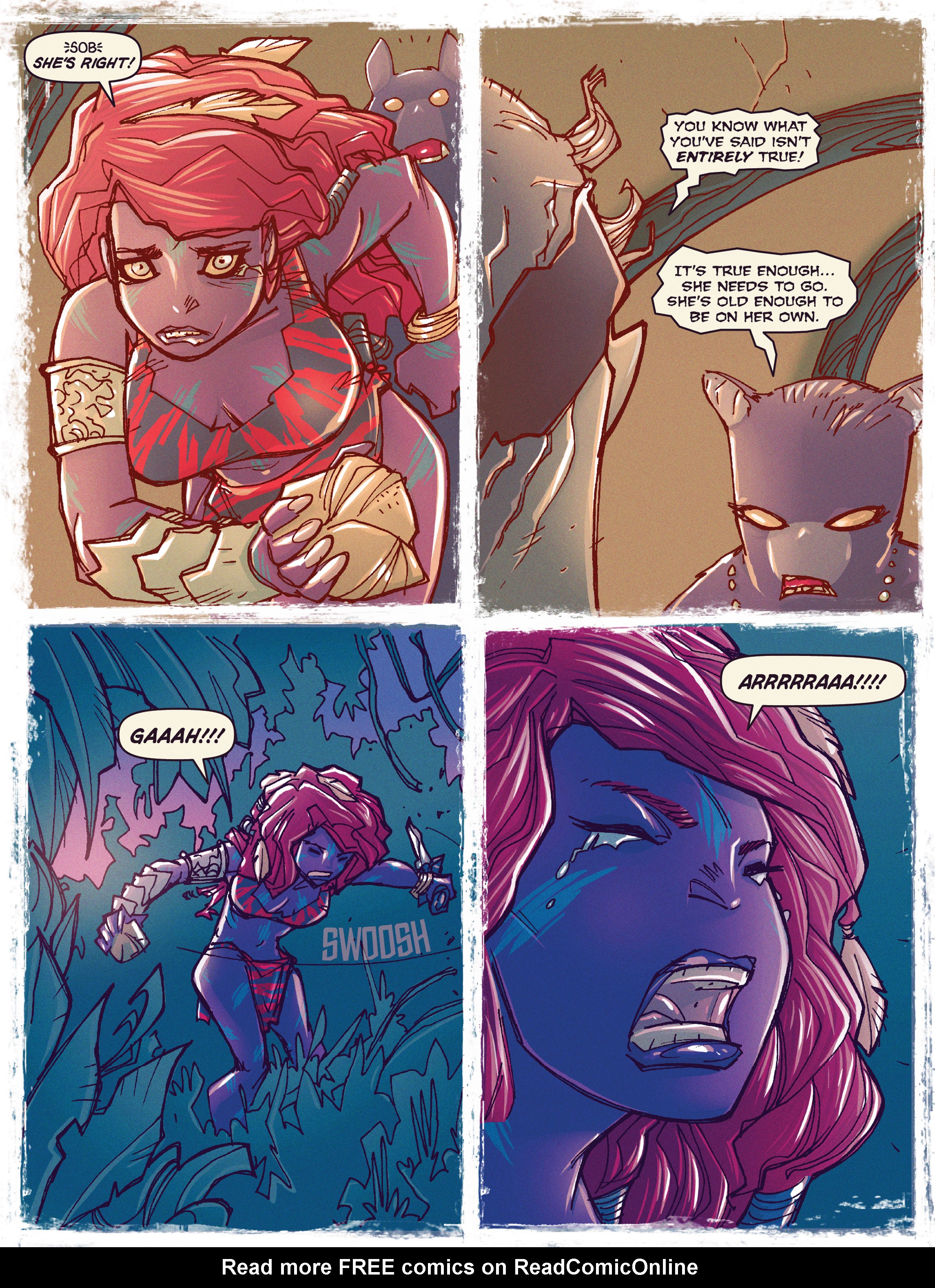 Read online Kyrra: Alien Jungle Girl comic -  Issue #4 - 8