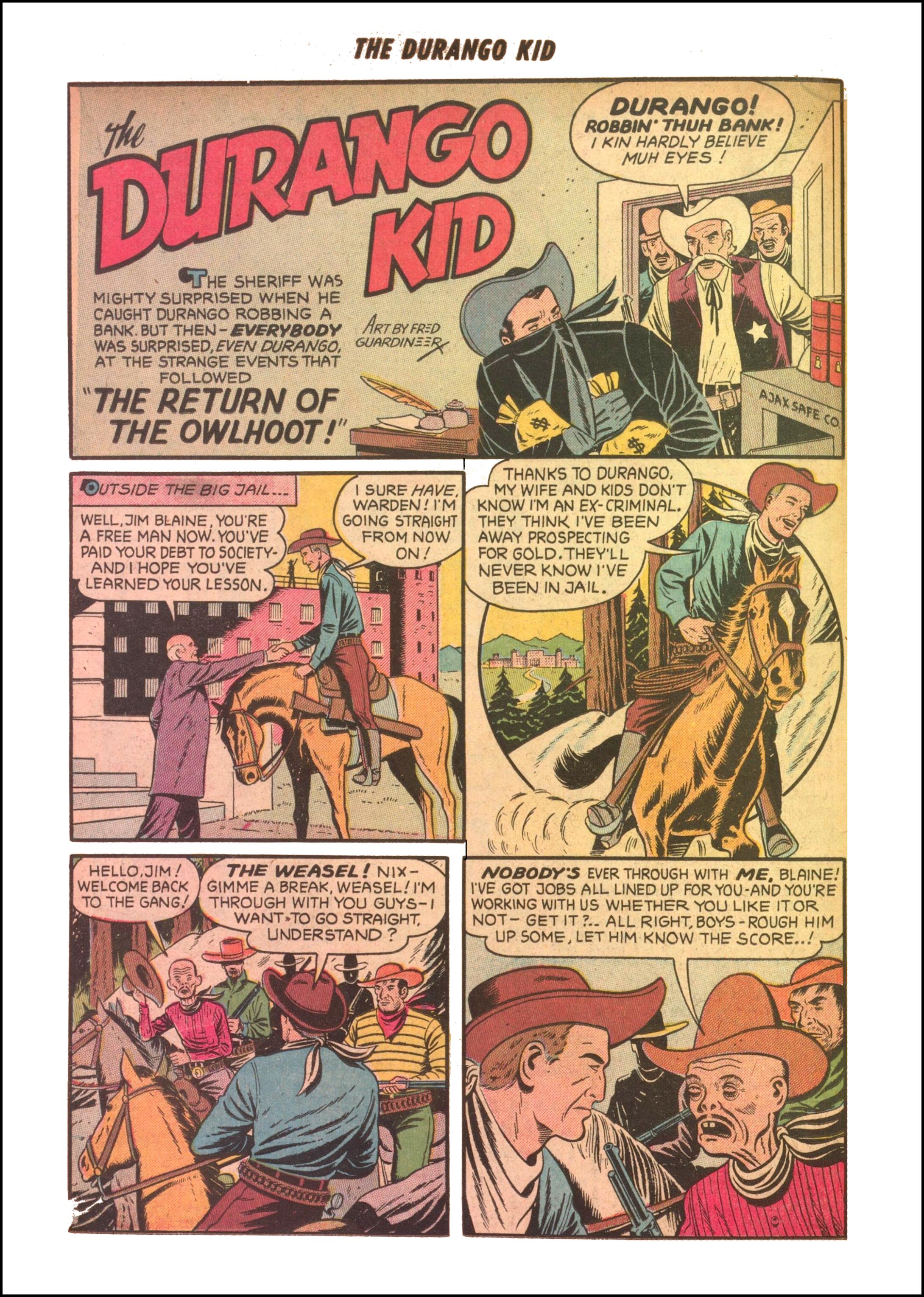 Read online Charles Starrett as The Durango Kid comic -  Issue #24 - 18