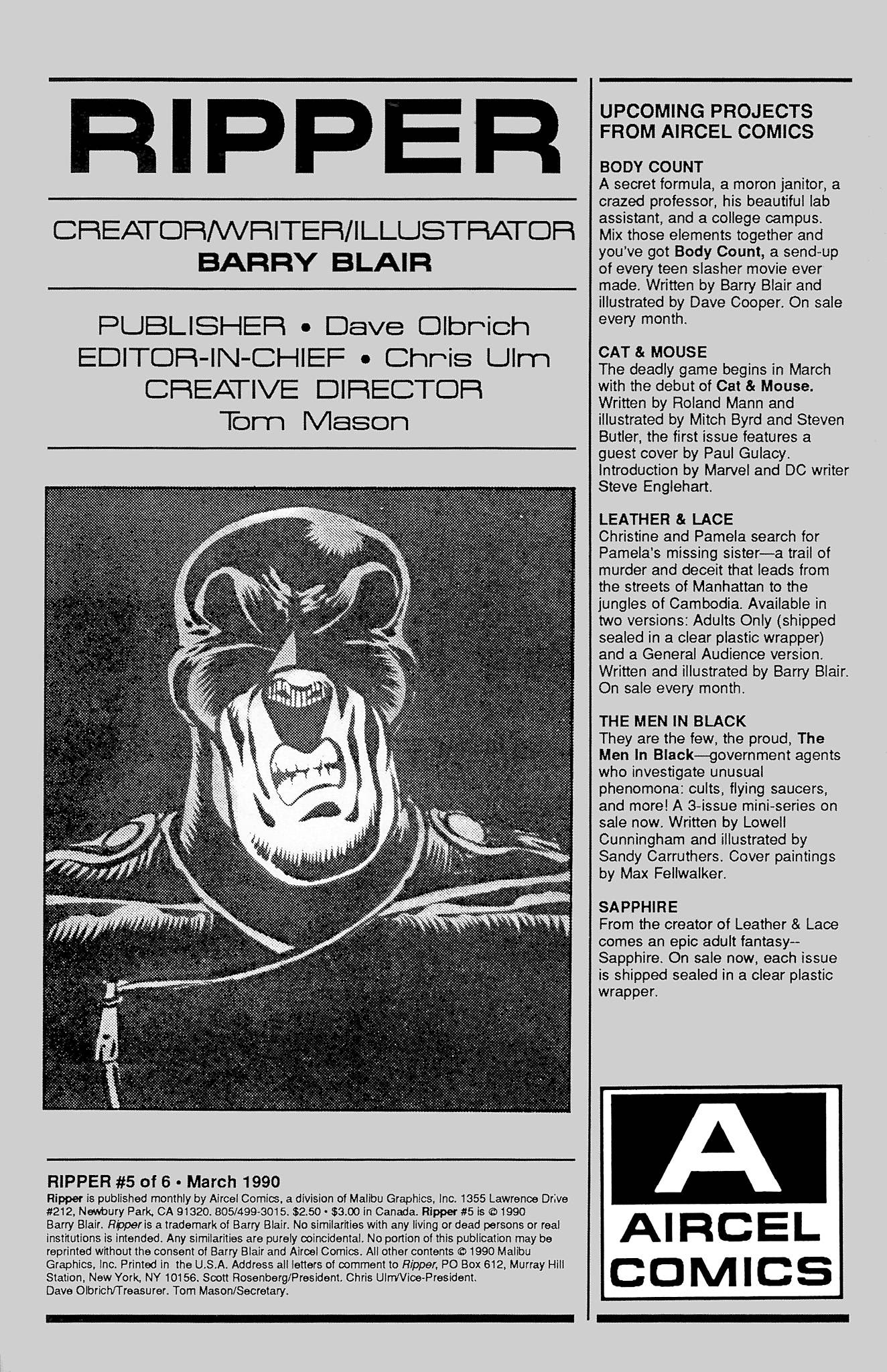 Read online Ripper comic -  Issue #5 - 2