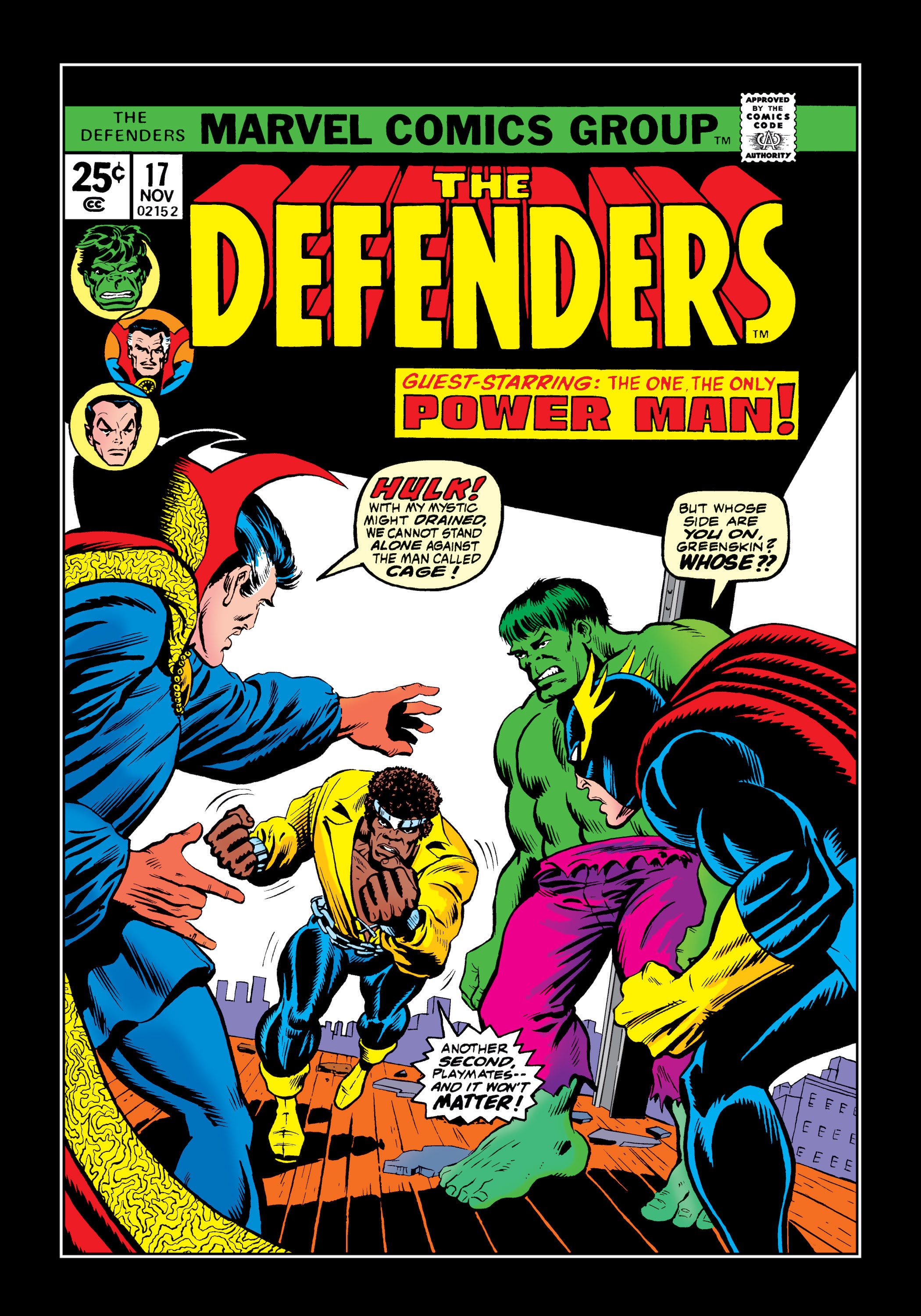 Read online The Defenders (1972) comic -  Issue #17 - 1